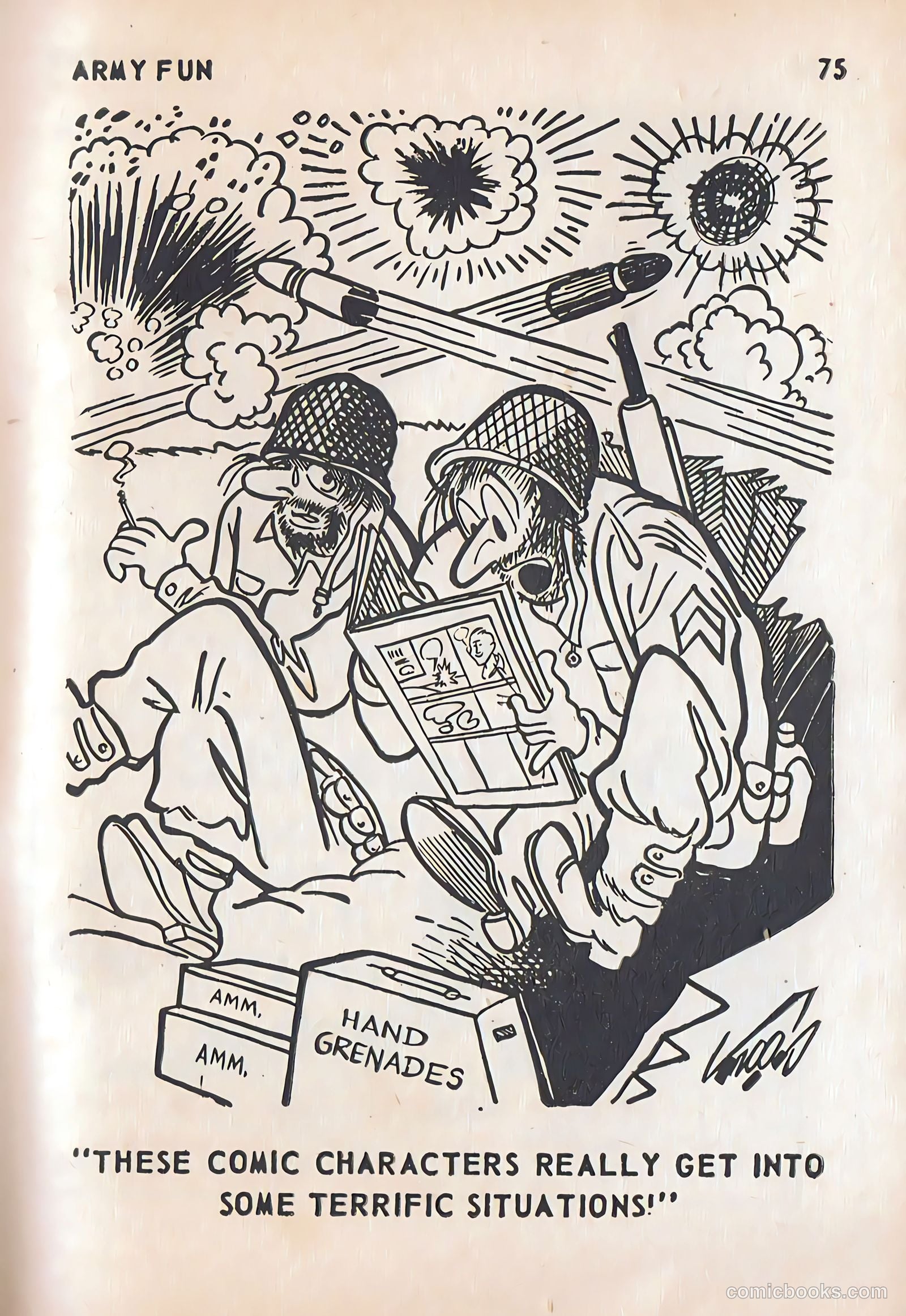 Army Fun #7 (1964) — page 76 of 99