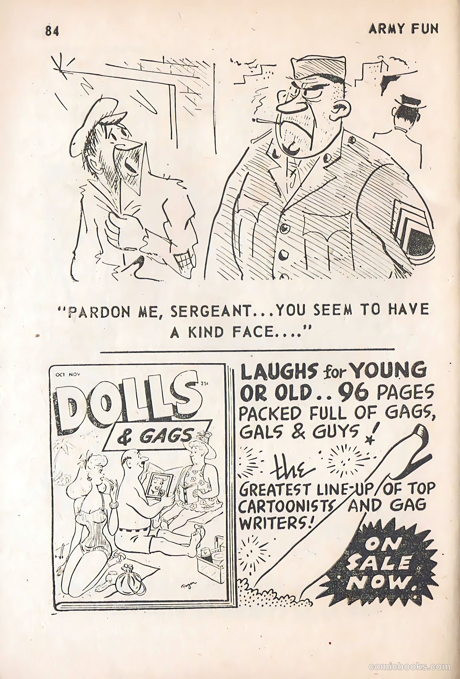 Army Fun #7 (1964) — page 85 of 99