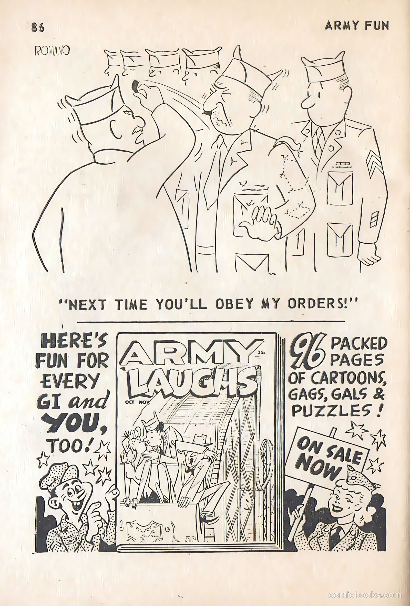 Army Fun #7 (1964) — page 87 of 99
