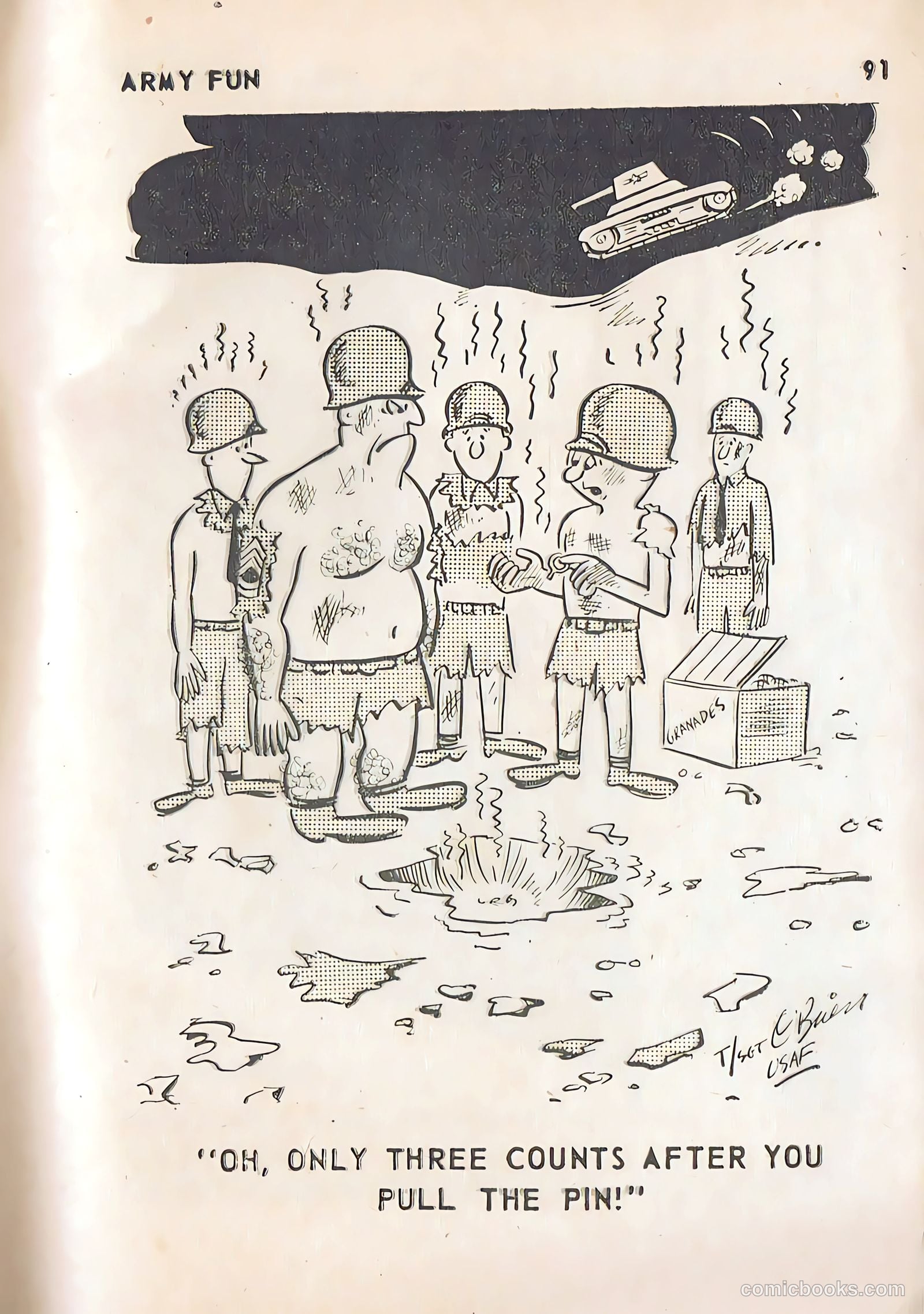 Army Fun #7 (1964) — page 92 of 99