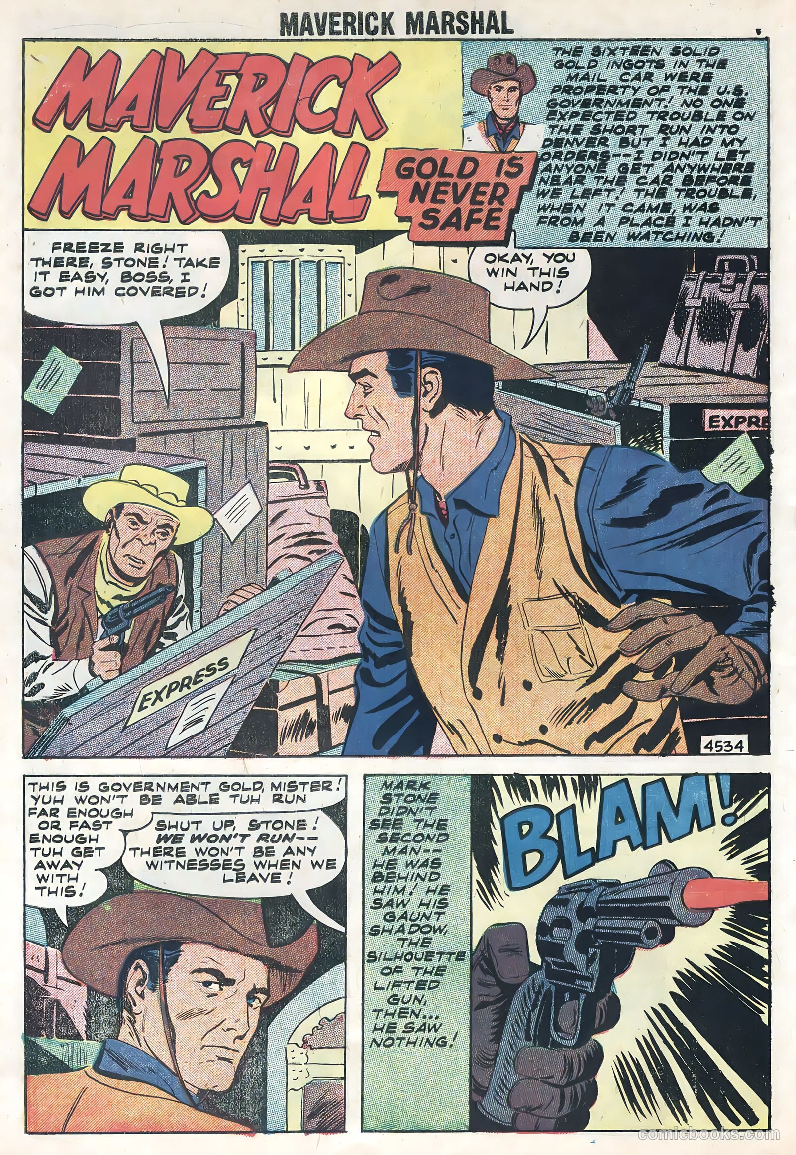 Maverick Marshal #1 (1958) — page 10 of 36