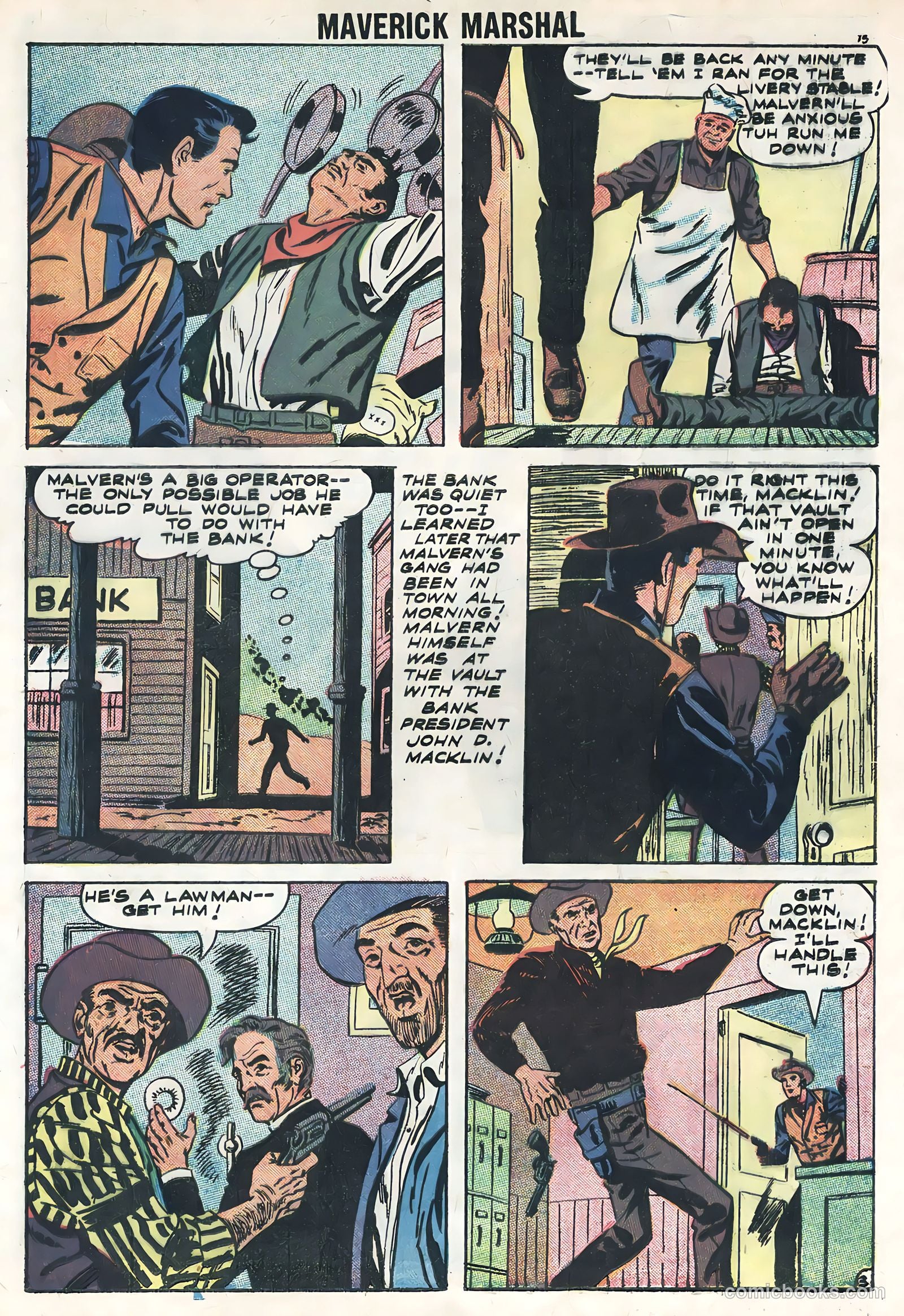 Maverick Marshal #1 (1958) — page 17 of 36