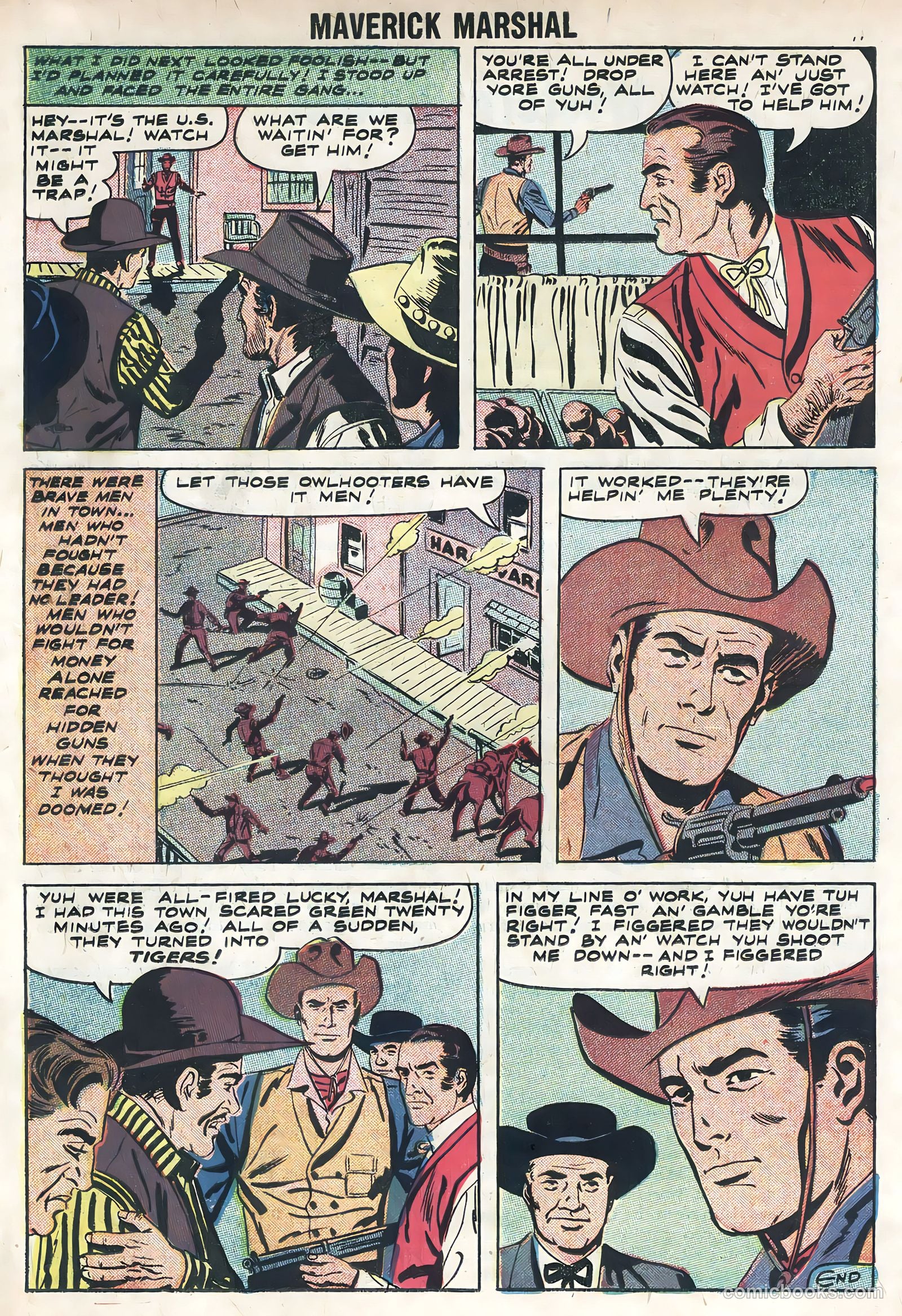 Maverick Marshal #1 (1958) — page 19 of 36
