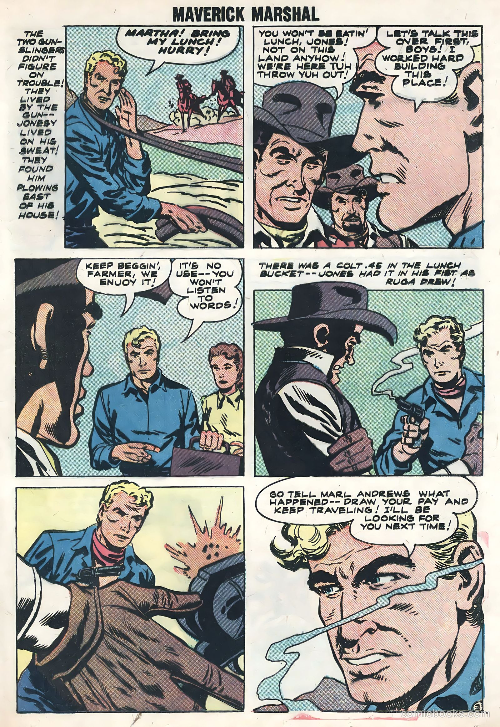 Maverick Marshal #1 (1958) — page 25 of 36