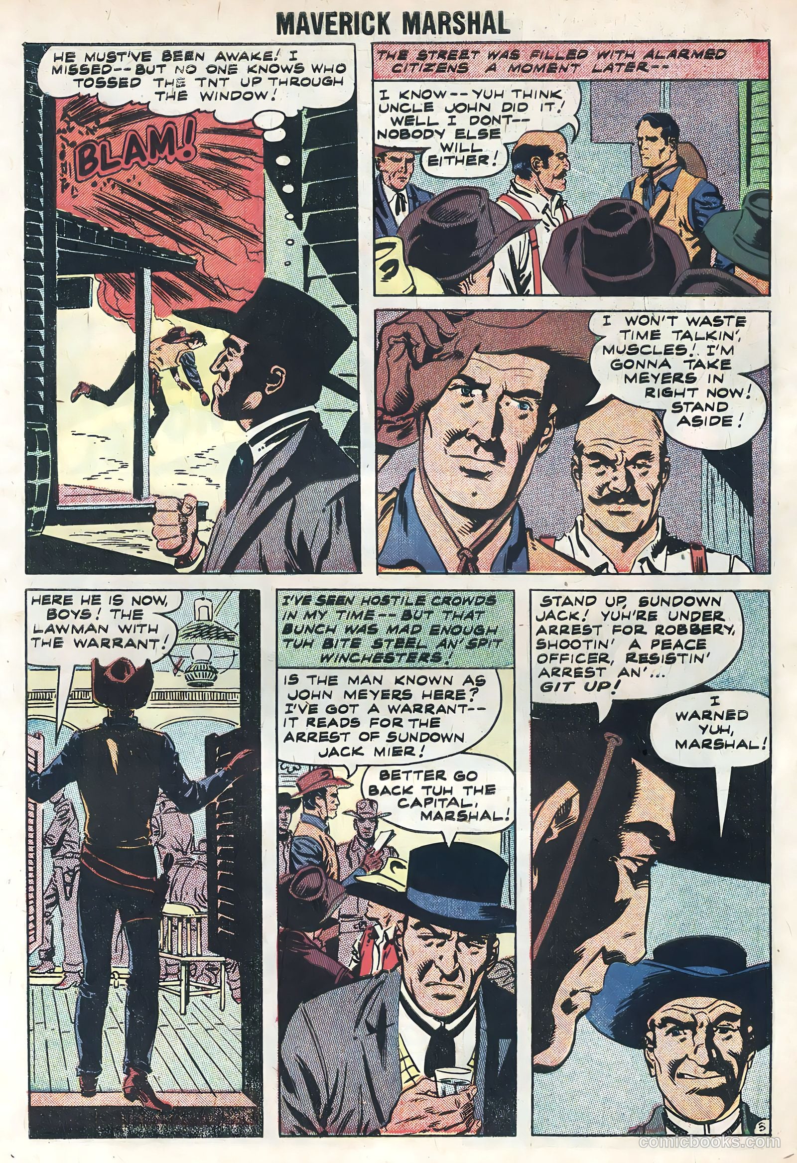 Maverick Marshal #1 (1958) — page 30 of 36