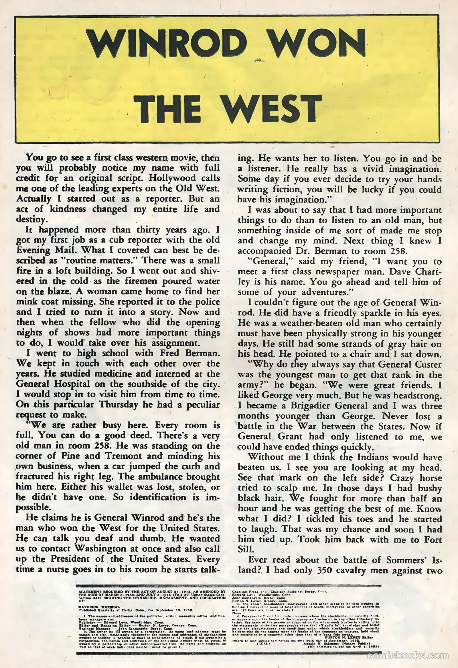 Maverick Marshal #4 (1959) — page 26 of 36