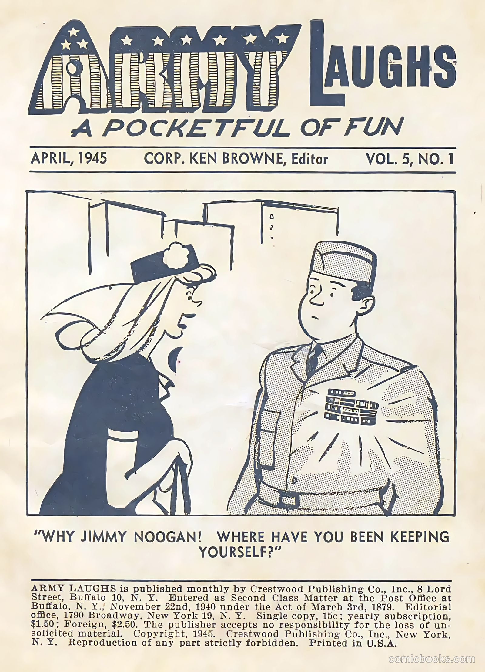 Army Laughs #1 (1957) — page 3 of 64