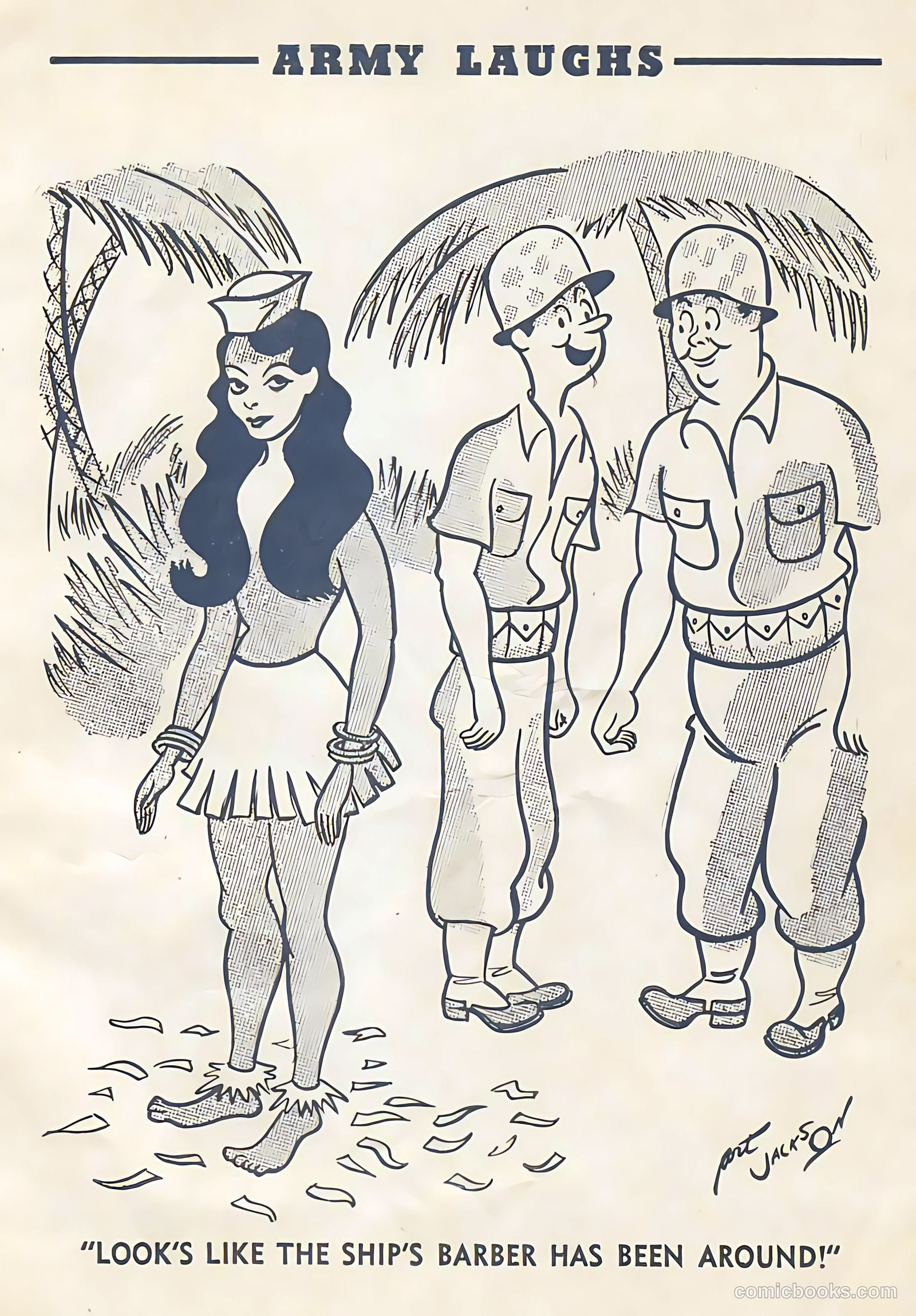 Army Laughs #1 (1957) — page 5 of 64