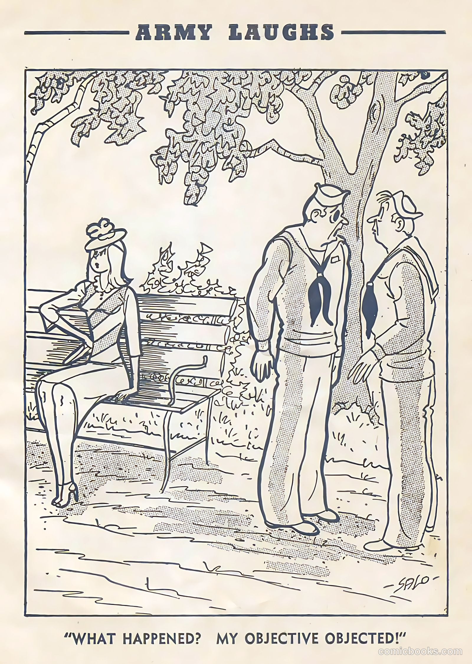 Army Laughs #1 (1957) — page 7 of 64