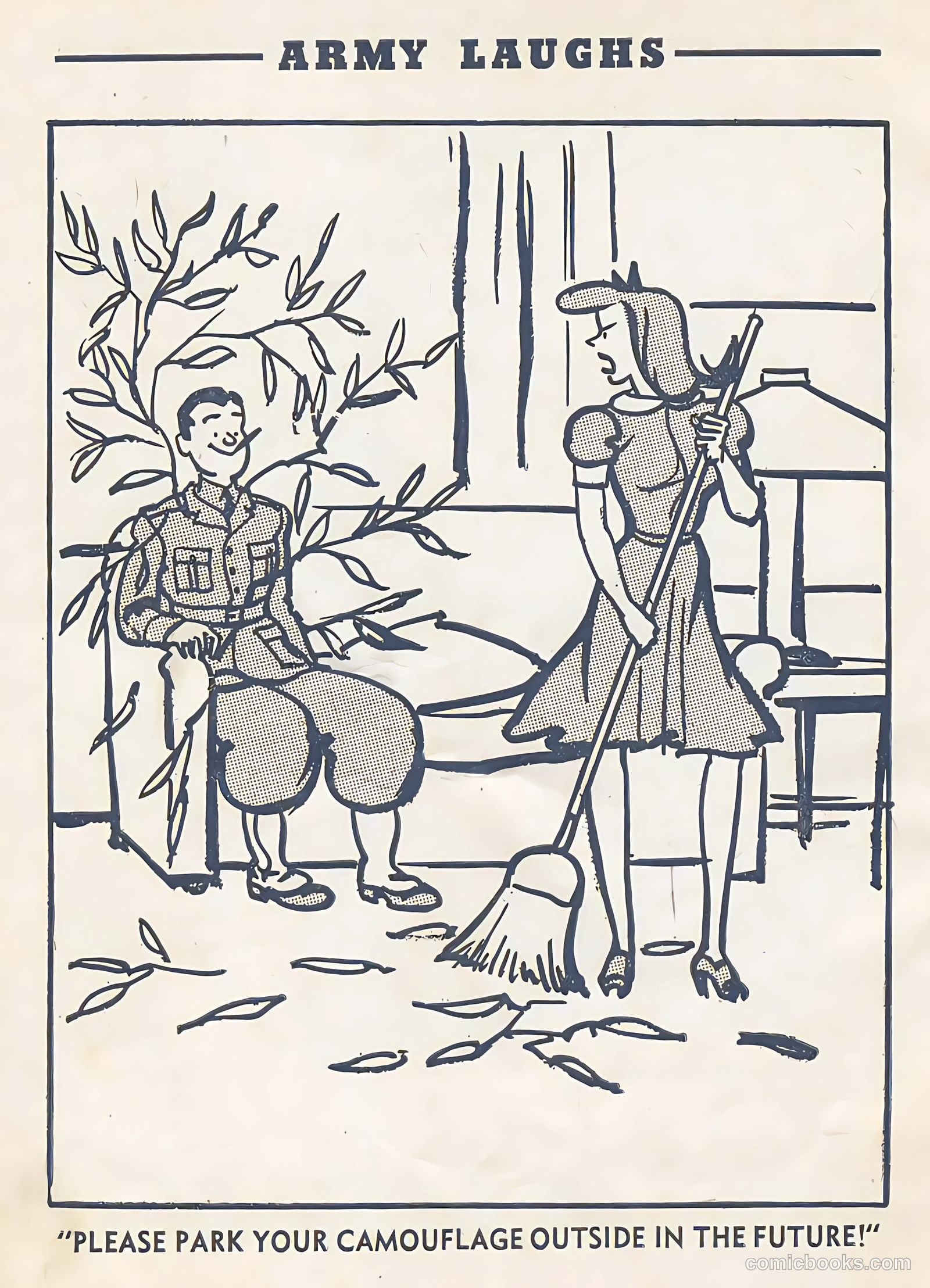 Army Laughs #1 (1957) — page 8 of 64