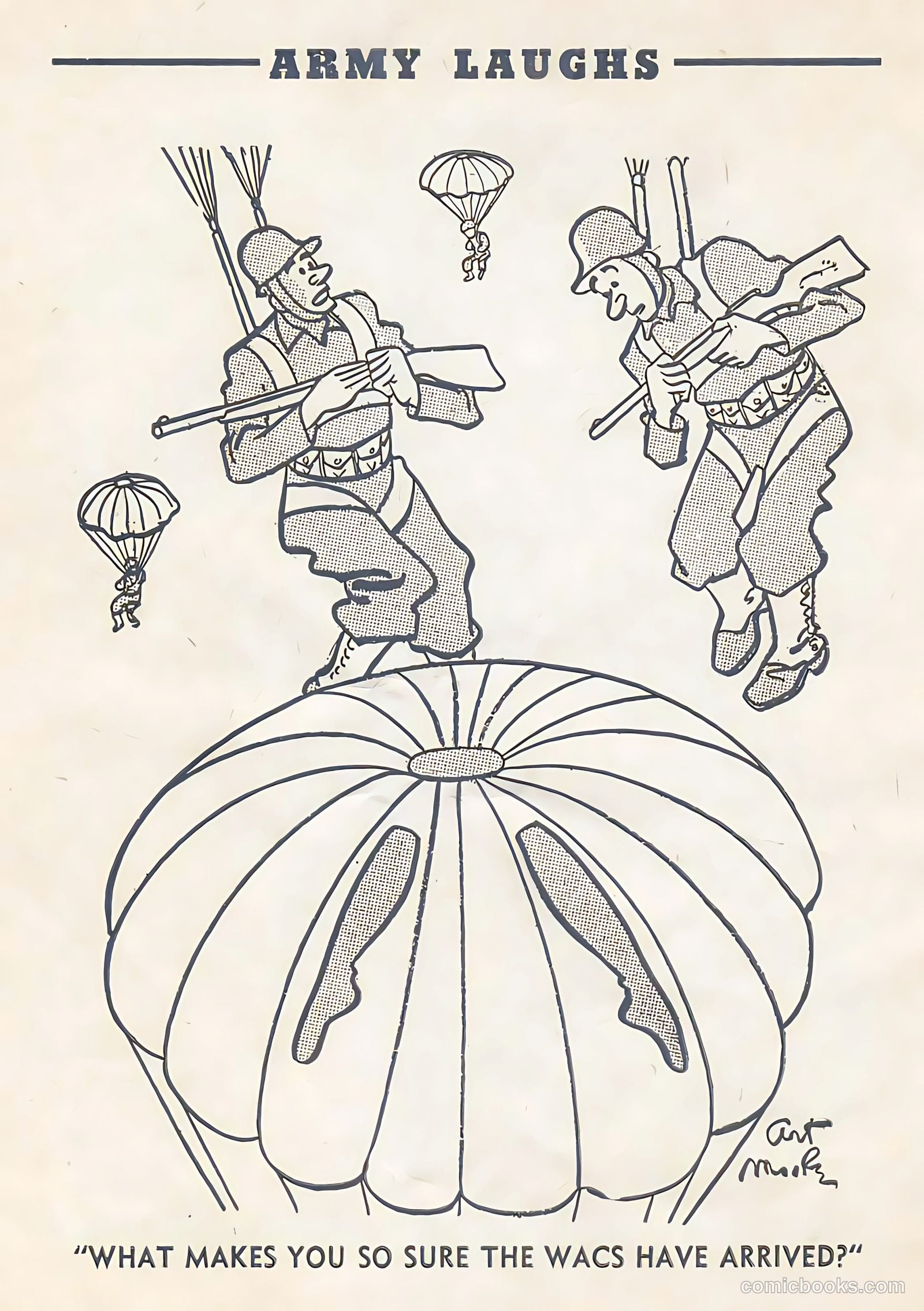 Army Laughs #1 (1957) — page 10 of 64