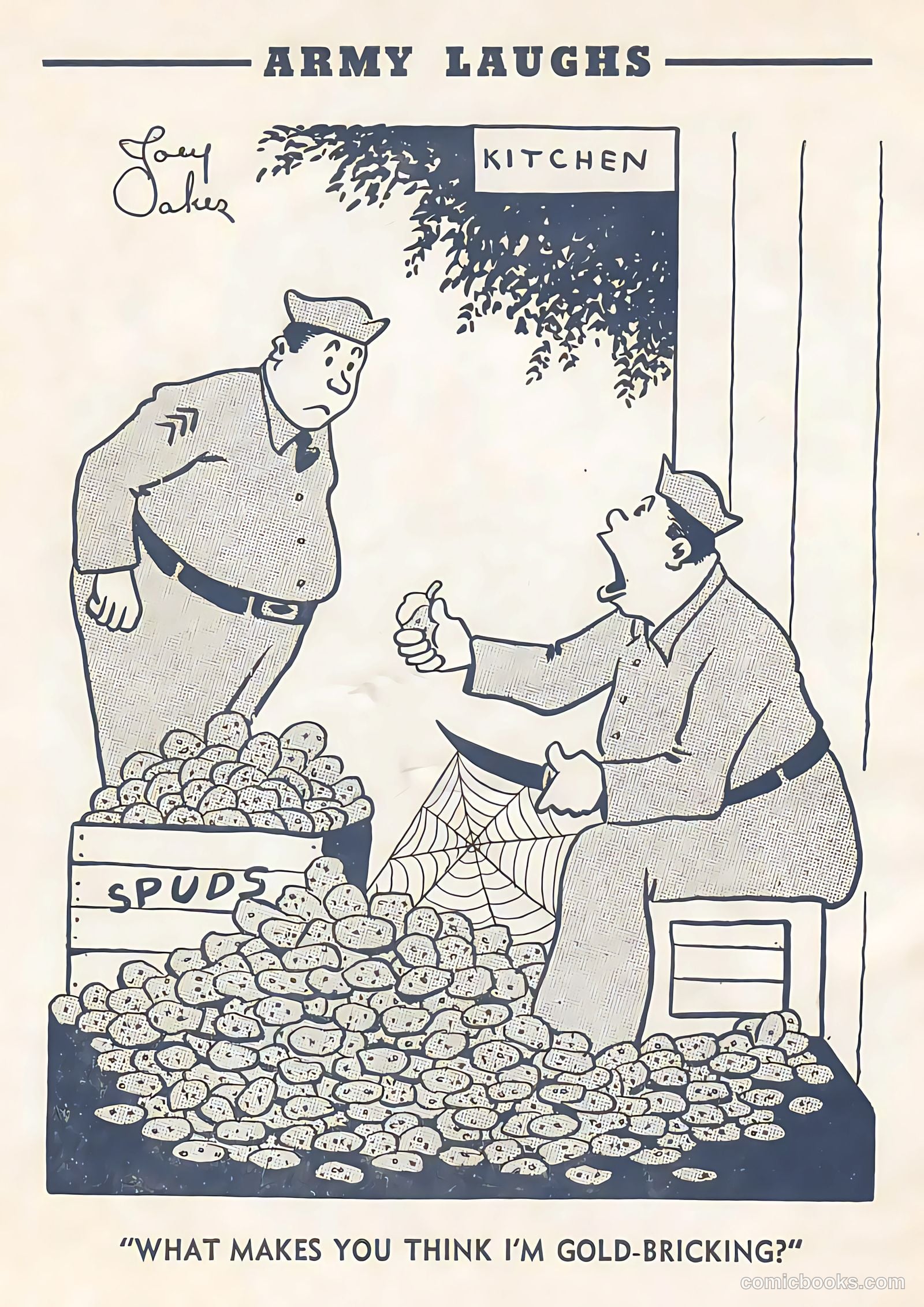Army Laughs #1 (1957) — page 12 of 64