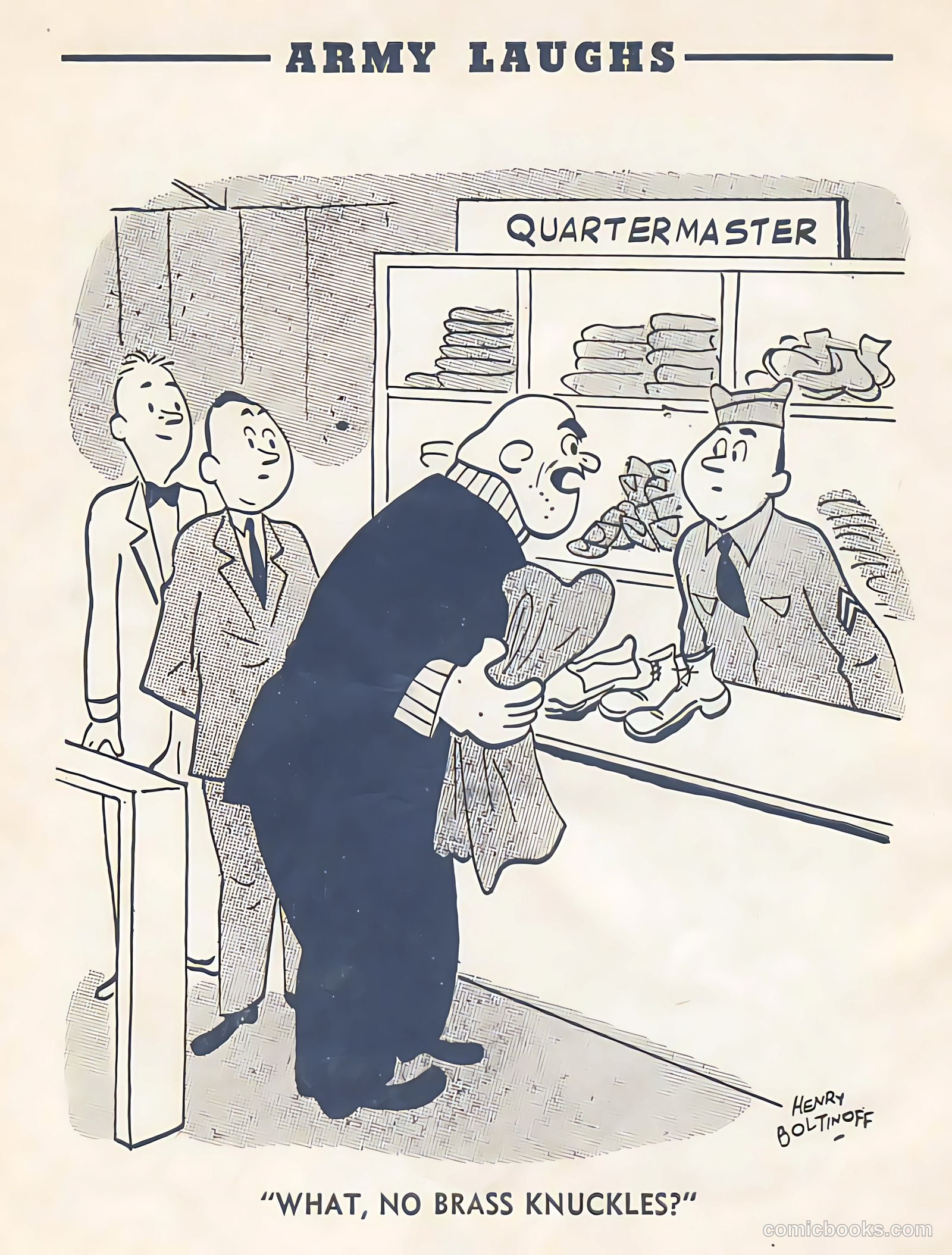 Army Laughs #1 (1957) — page 14 of 64