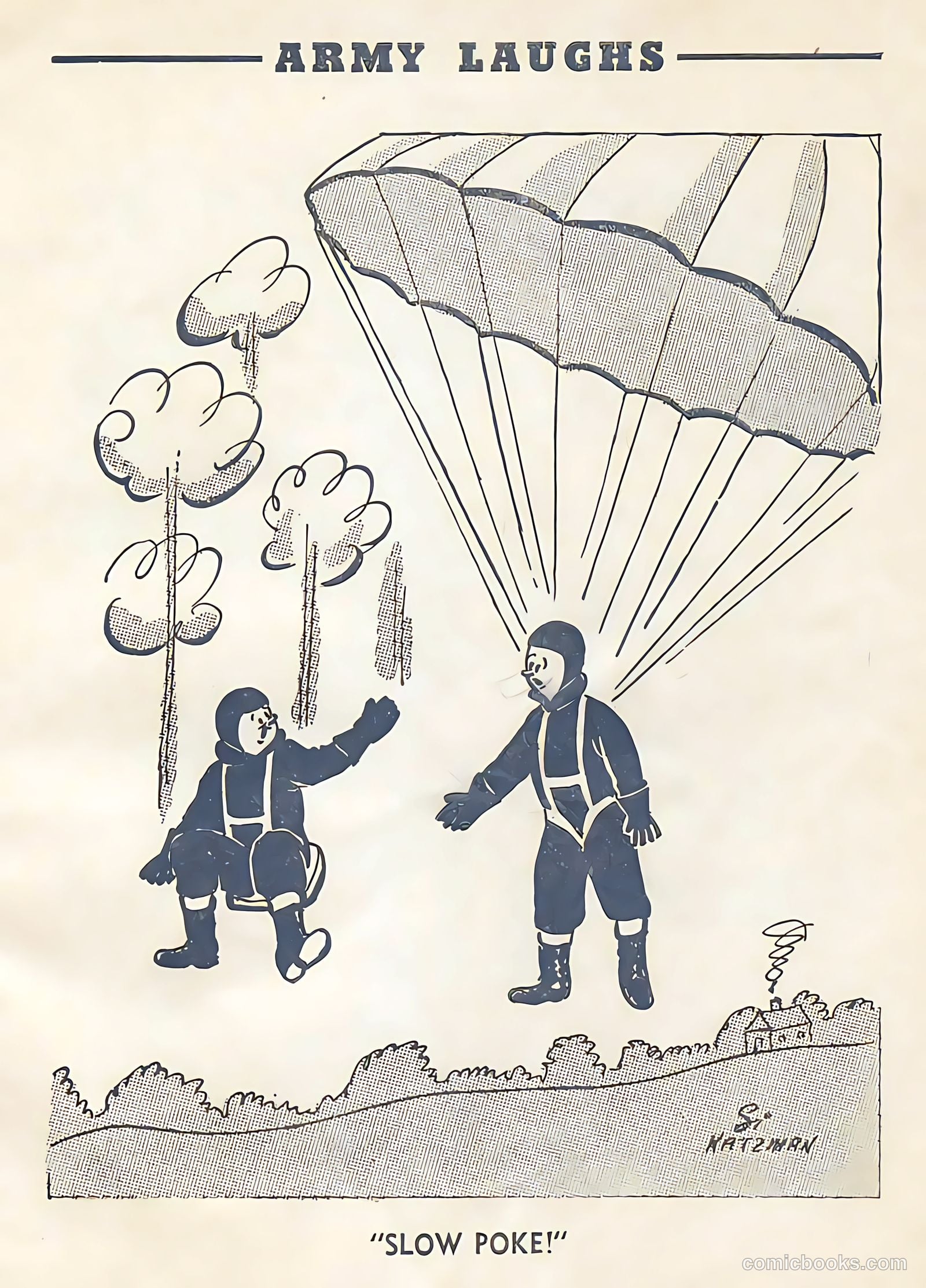 Army Laughs #1 (1957) — page 15 of 64