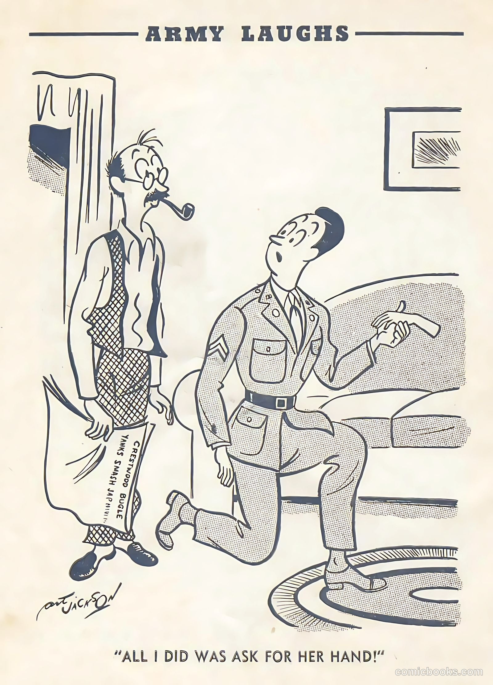 Army Laughs #1 (1957) — page 18 of 64