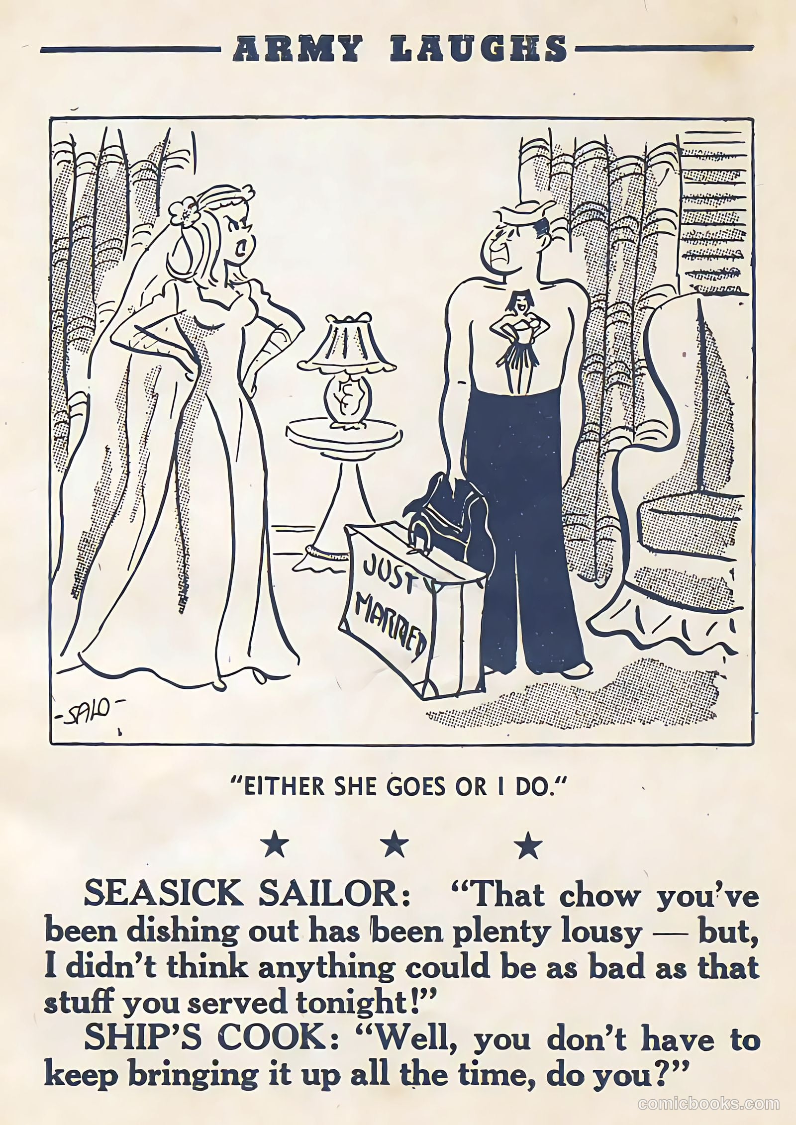 Army Laughs #1 (1957) — page 19 of 64