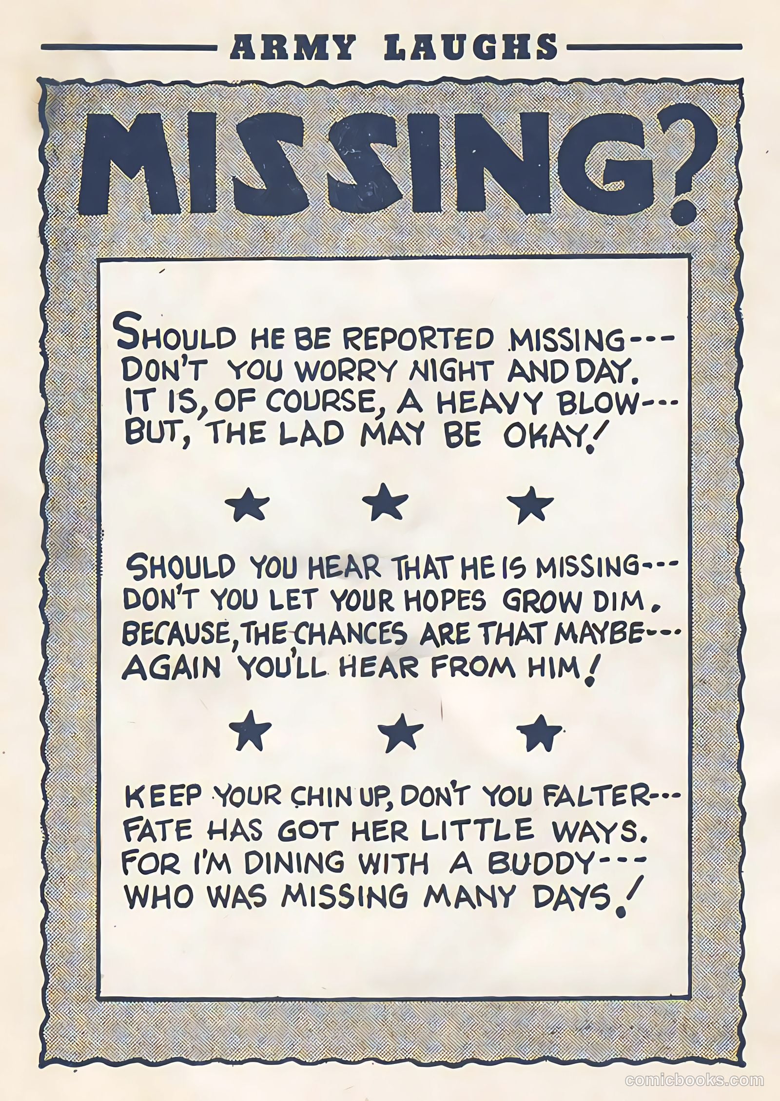 Army Laughs #1 (1957) — page 20 of 64