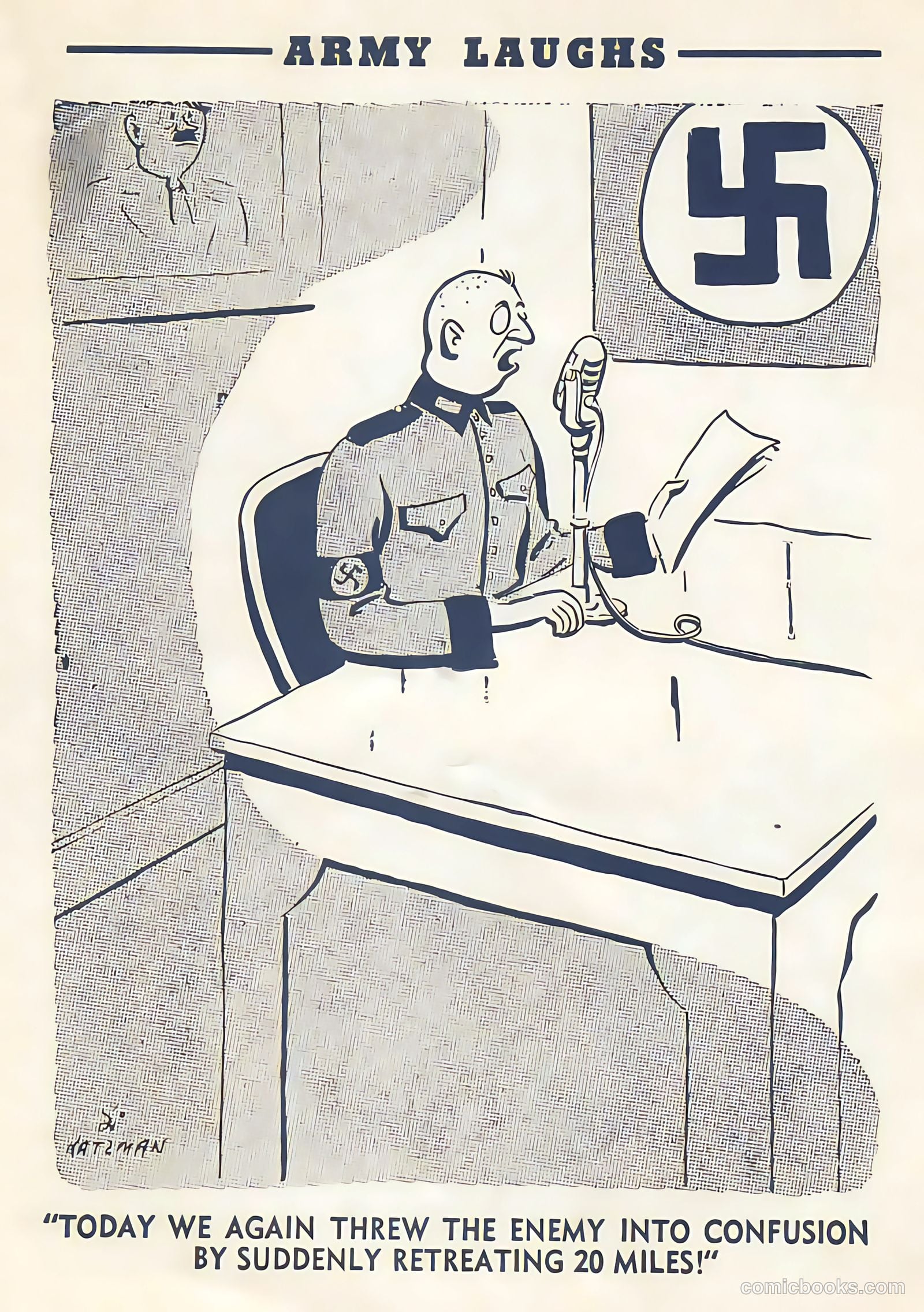 Army Laughs #1 (1957) — page 22 of 64