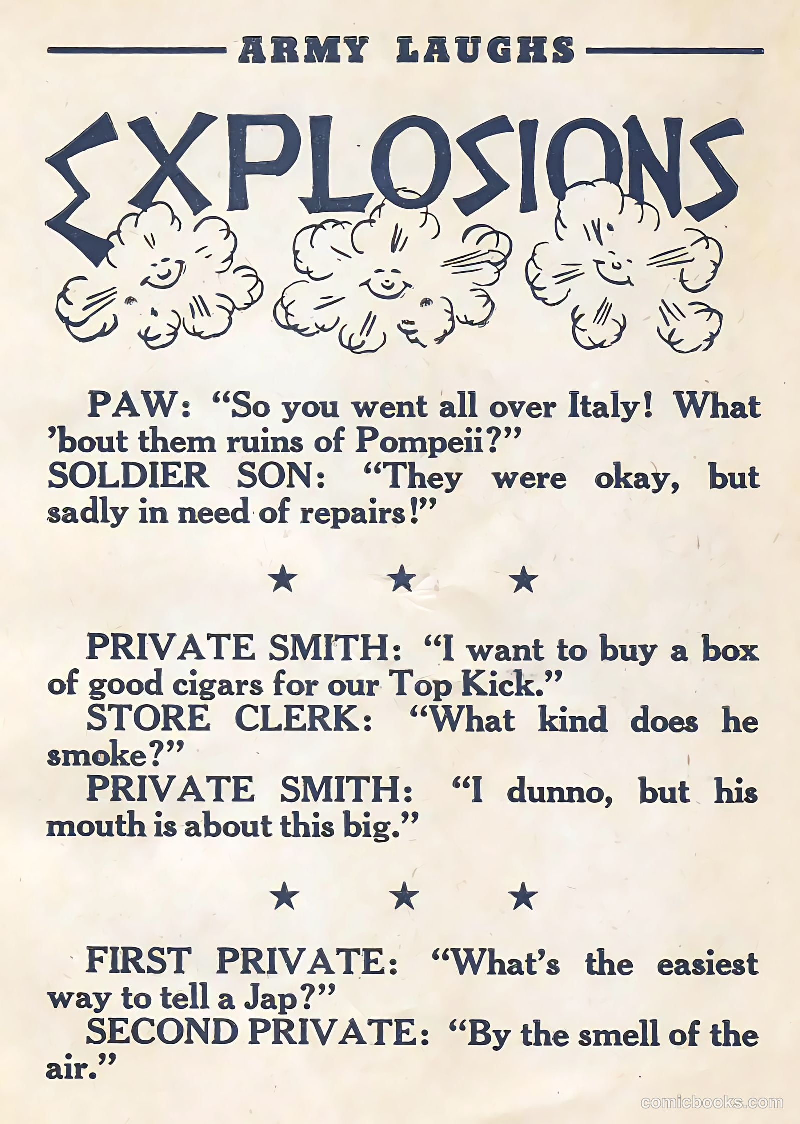 Army Laughs #1 (1957) — page 23 of 64