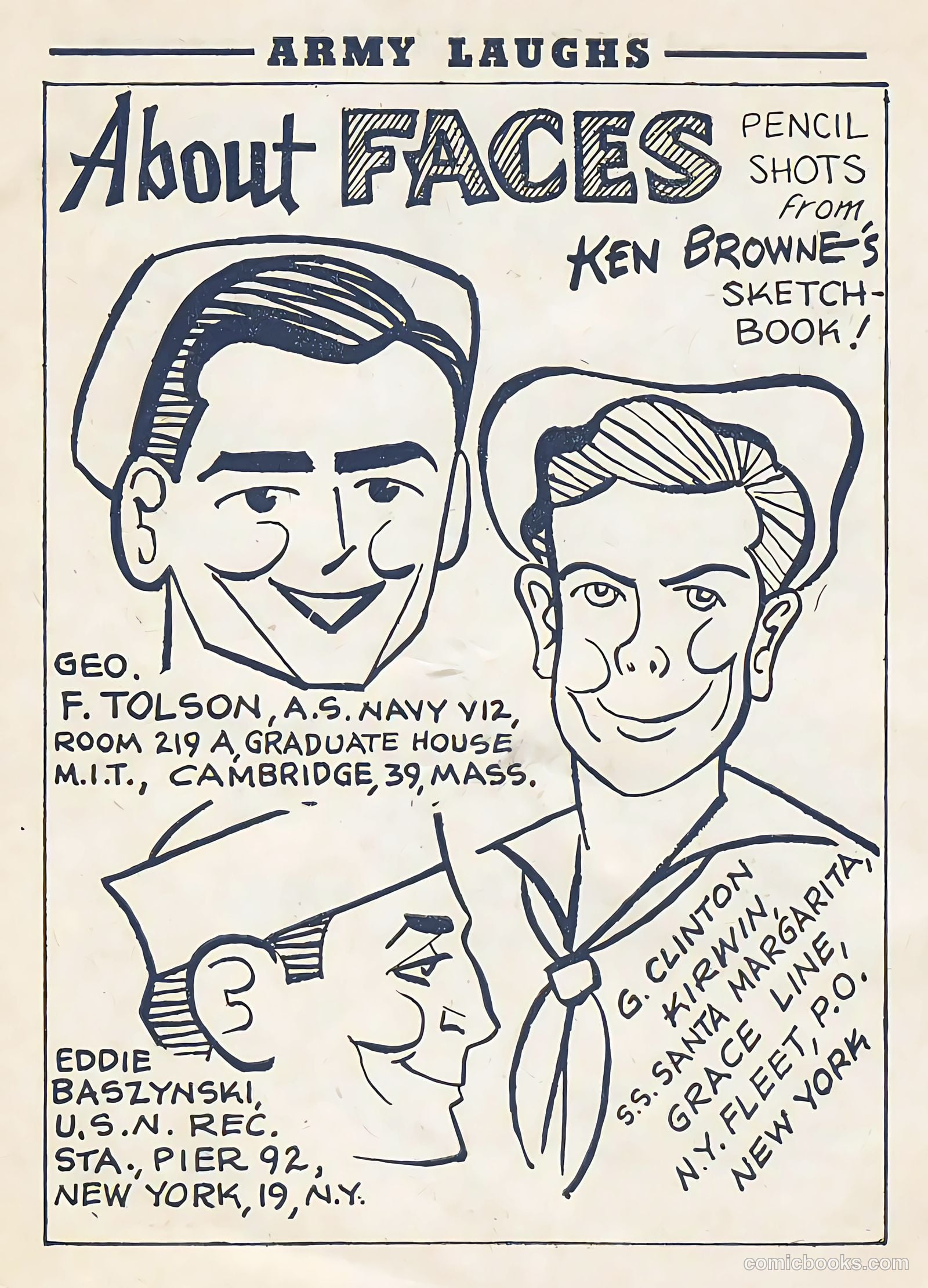 Army Laughs #1 (1957) — page 24 of 64