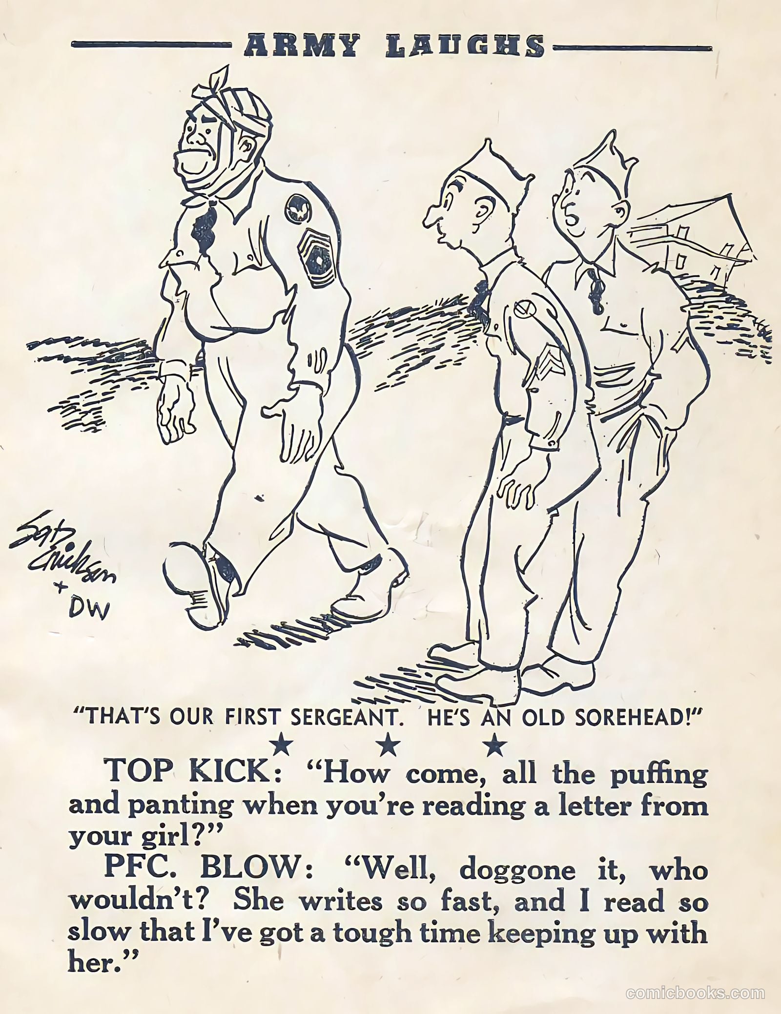 Army Laughs #1 (1957) — page 29 of 64