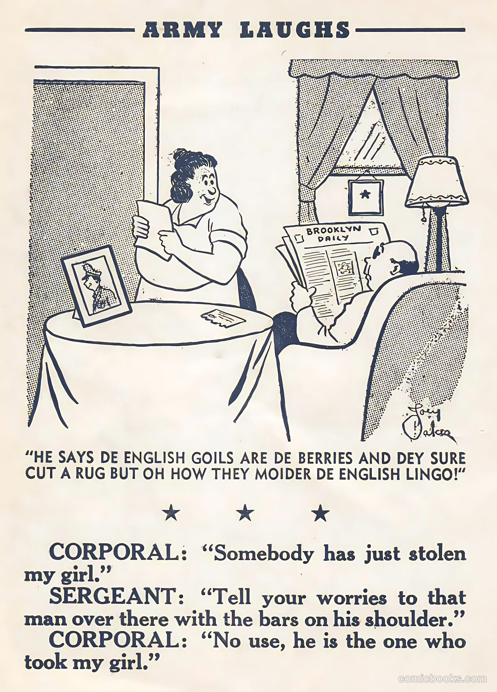 Army Laughs #1 (1957) — page 30 of 64