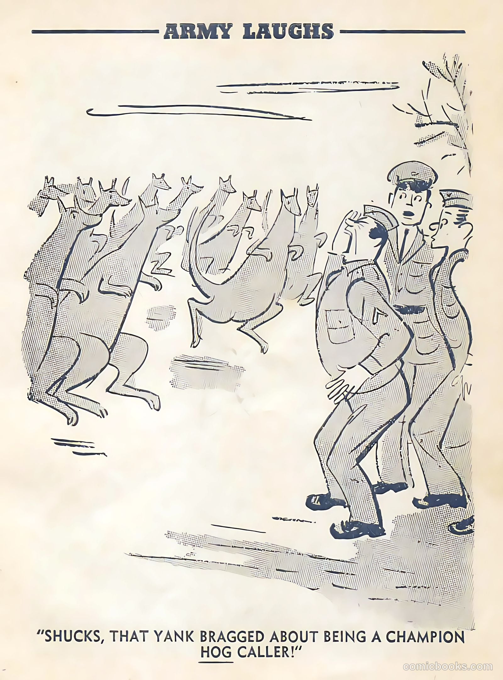 Army Laughs #1 (1957) — page 31 of 64