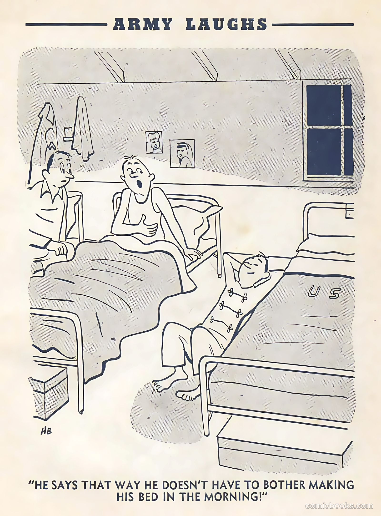 Army Laughs #1 (1957) — page 33 of 64