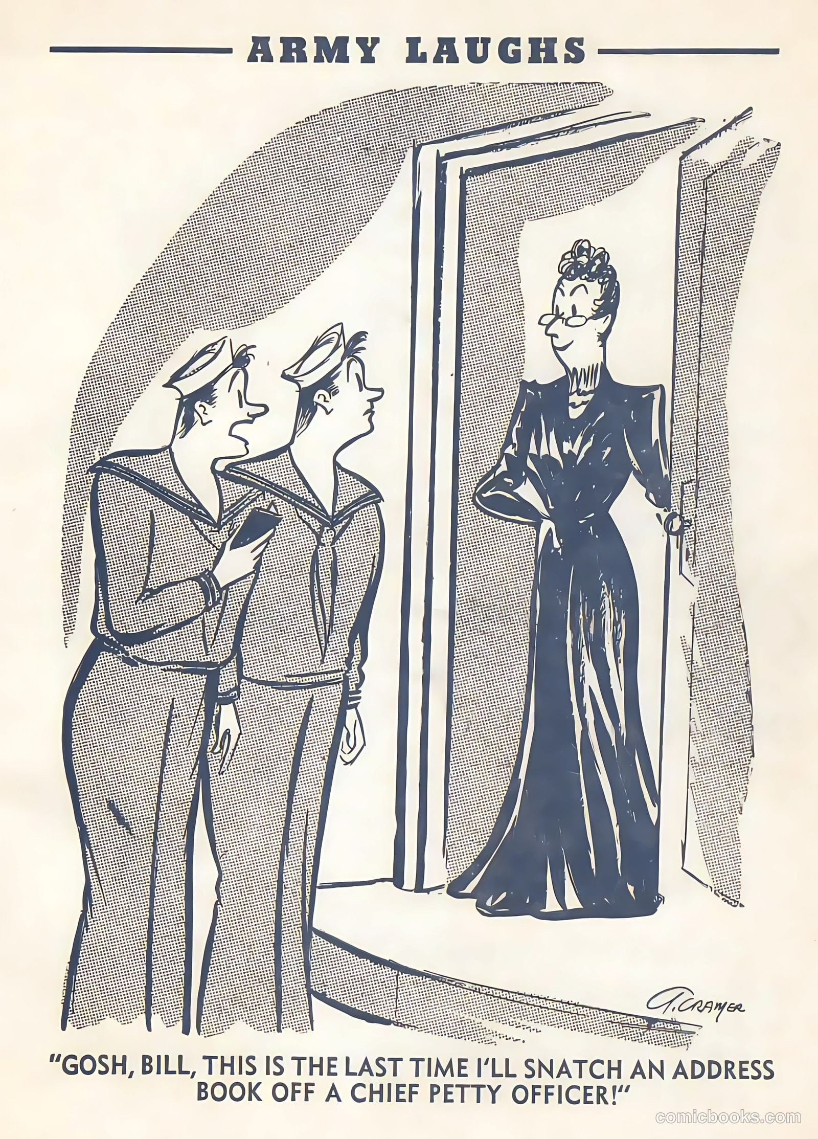 Army Laughs #1 (1957) — page 37 of 64