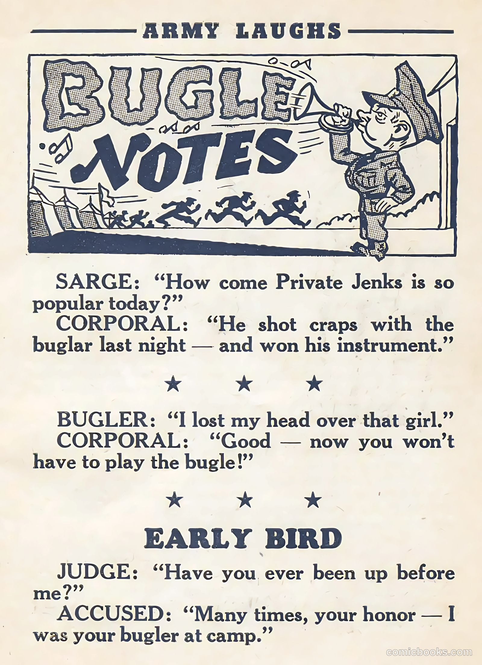 Army Laughs #1 (1957) — page 39 of 64