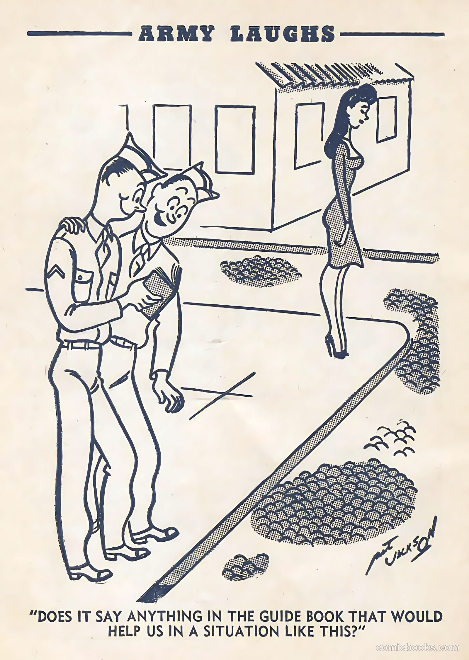 Army Laughs #1 (1957) — page 42 of 64