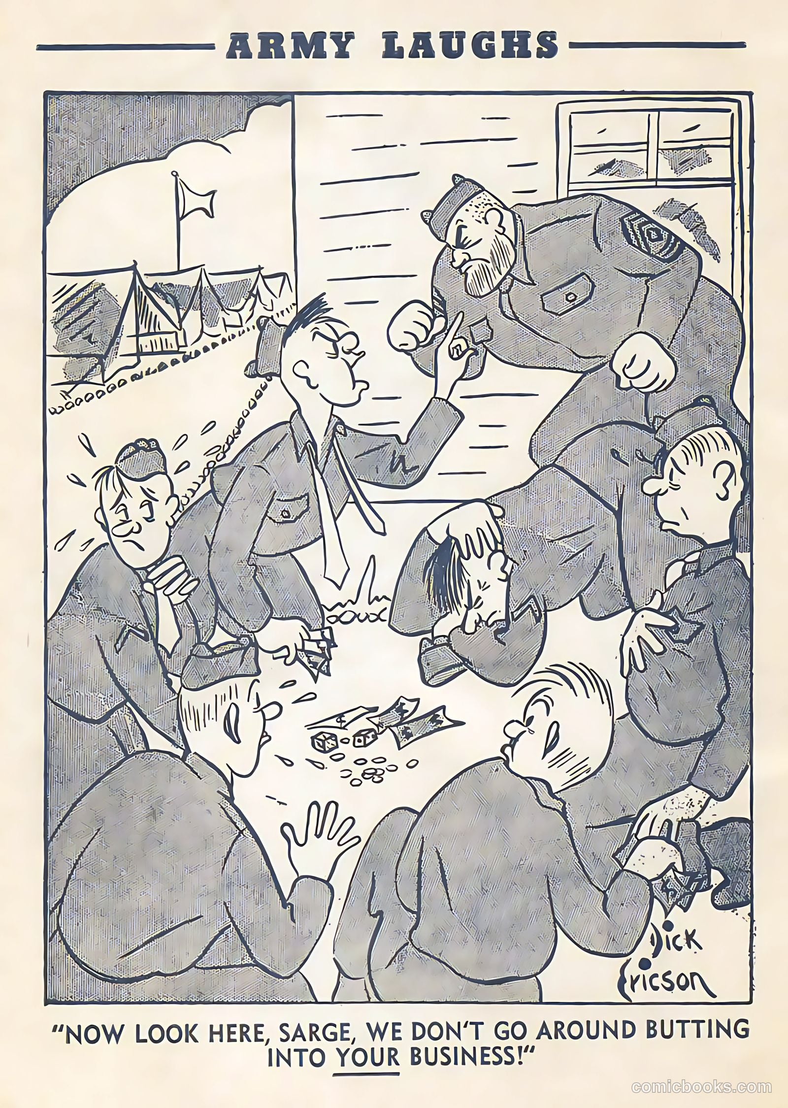 Army Laughs #1 (1957) — page 44 of 64