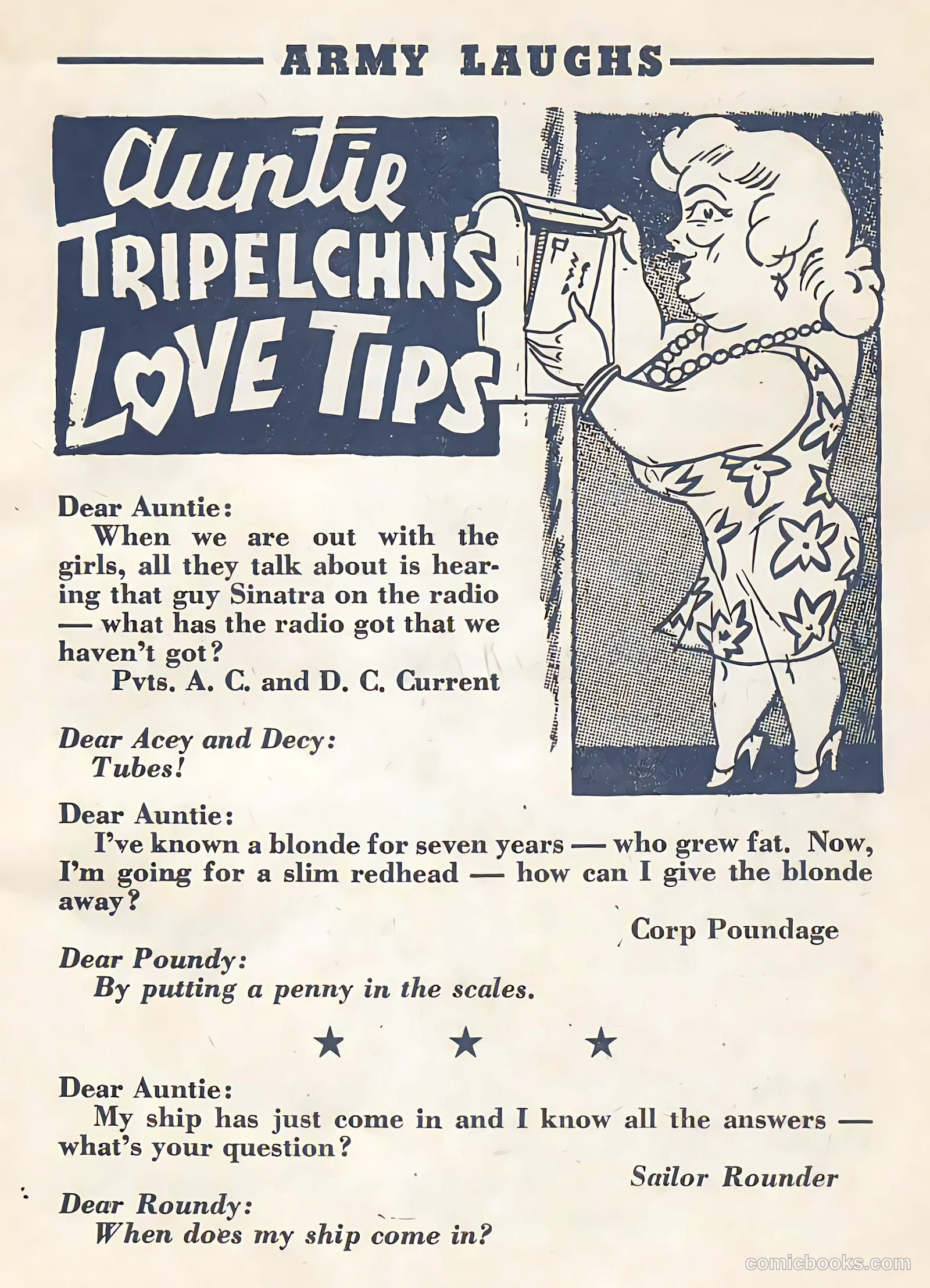 Army Laughs #1 (1957) — page 45 of 64