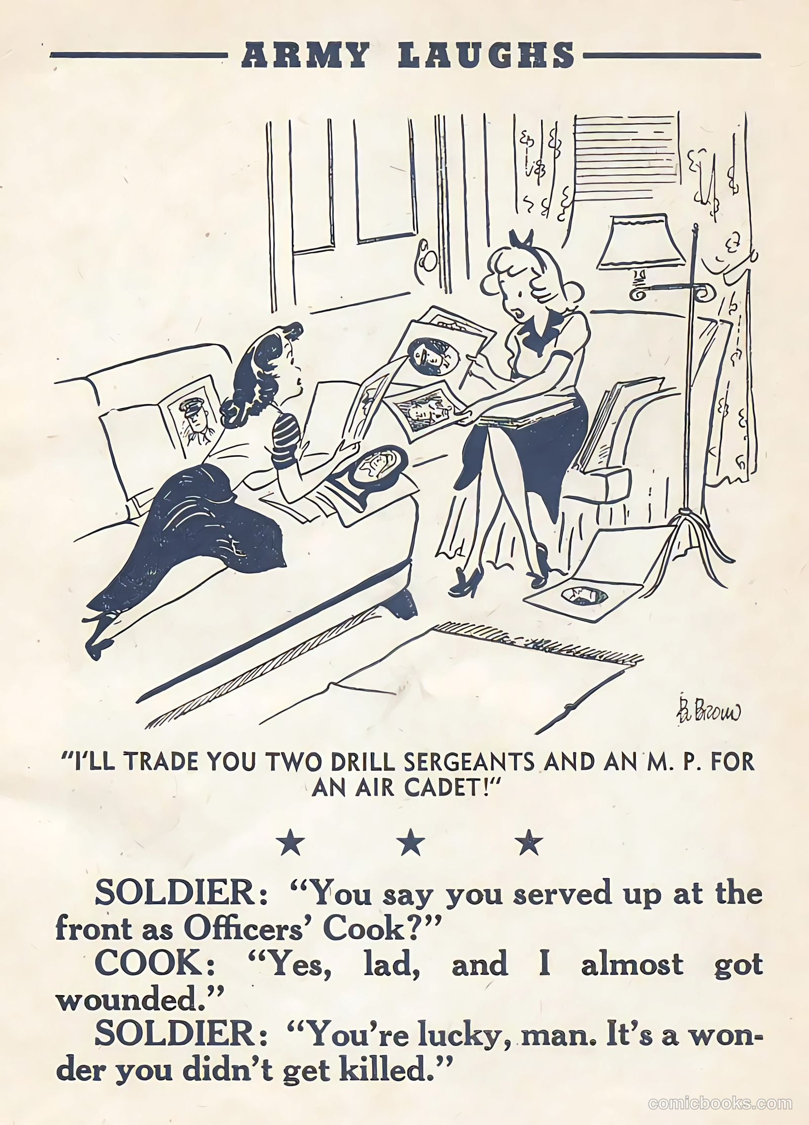 Army Laughs #1 (1957) — page 51 of 64