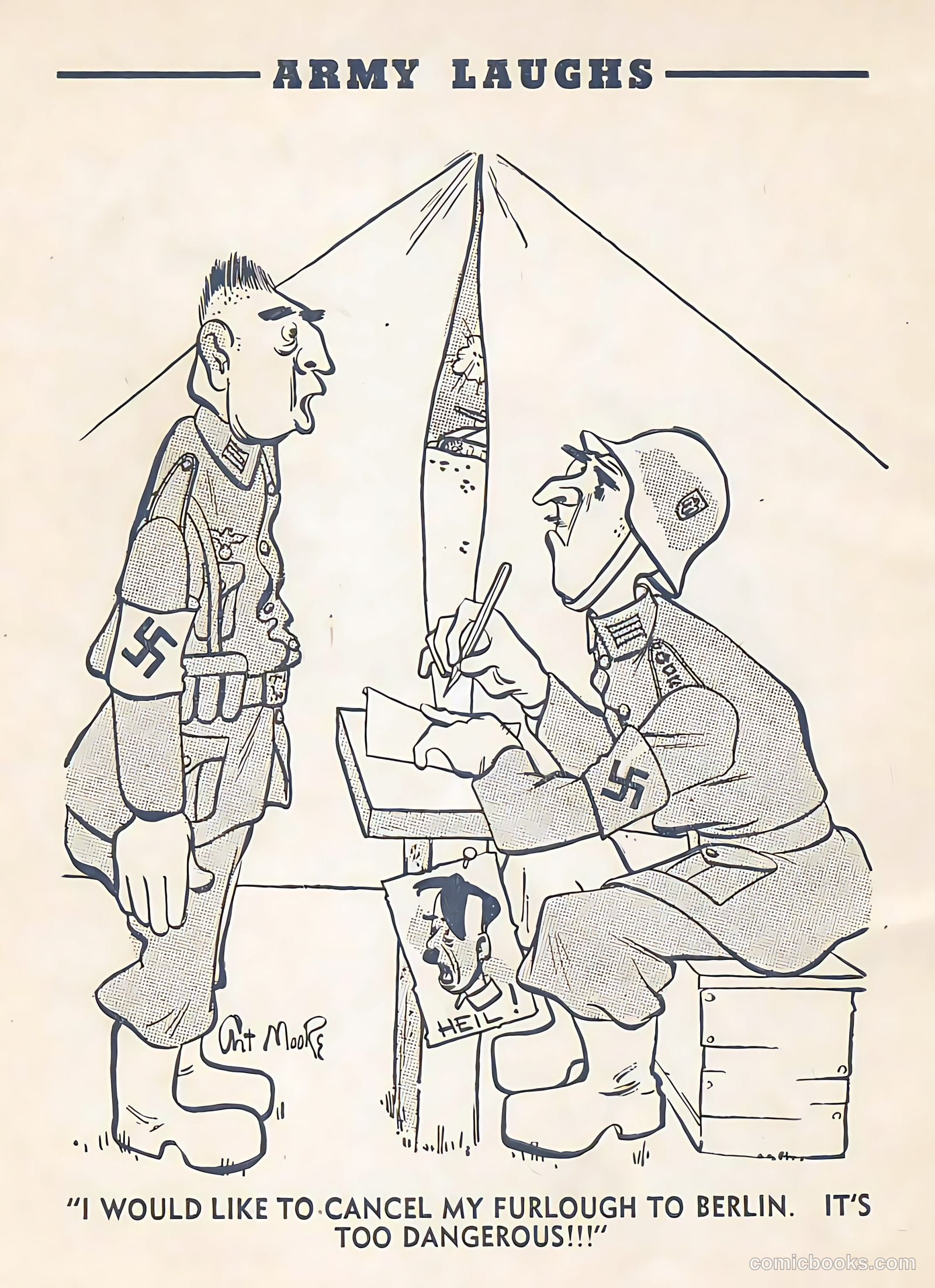 Army Laughs #1 (1957) — page 52 of 64