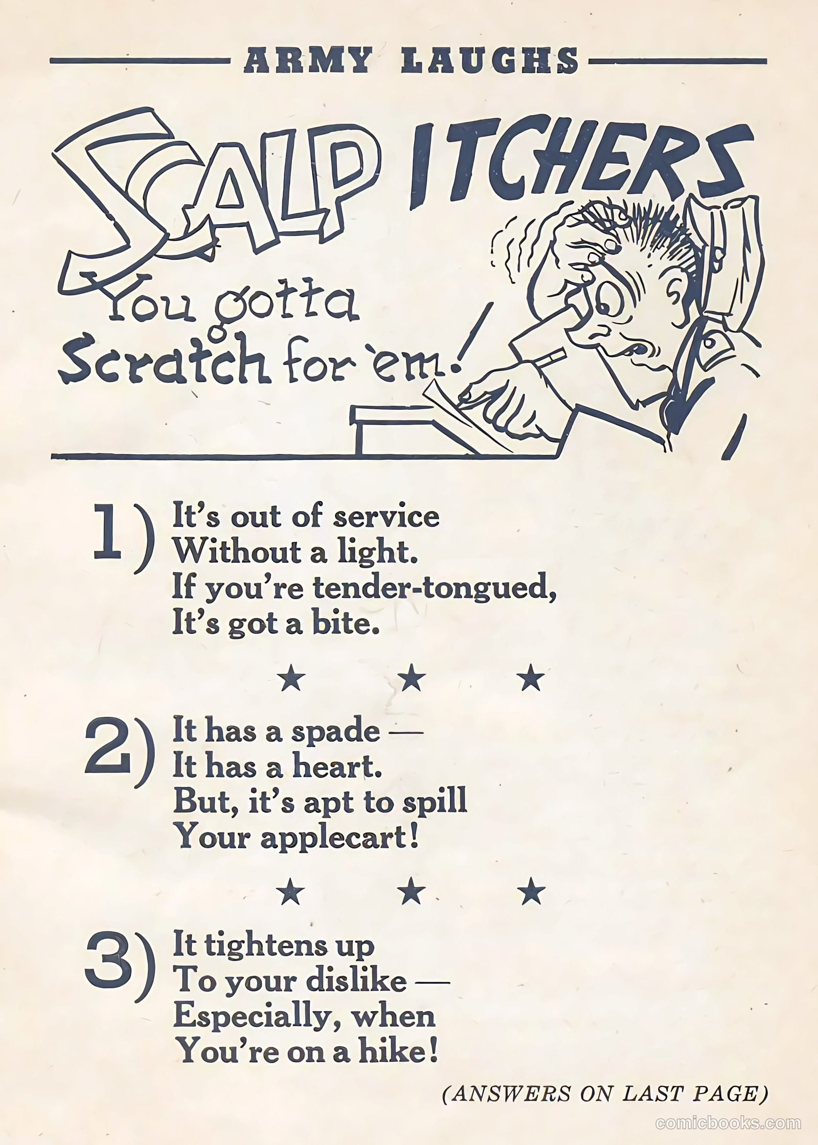 Army Laughs #1 (1957) — page 53 of 64