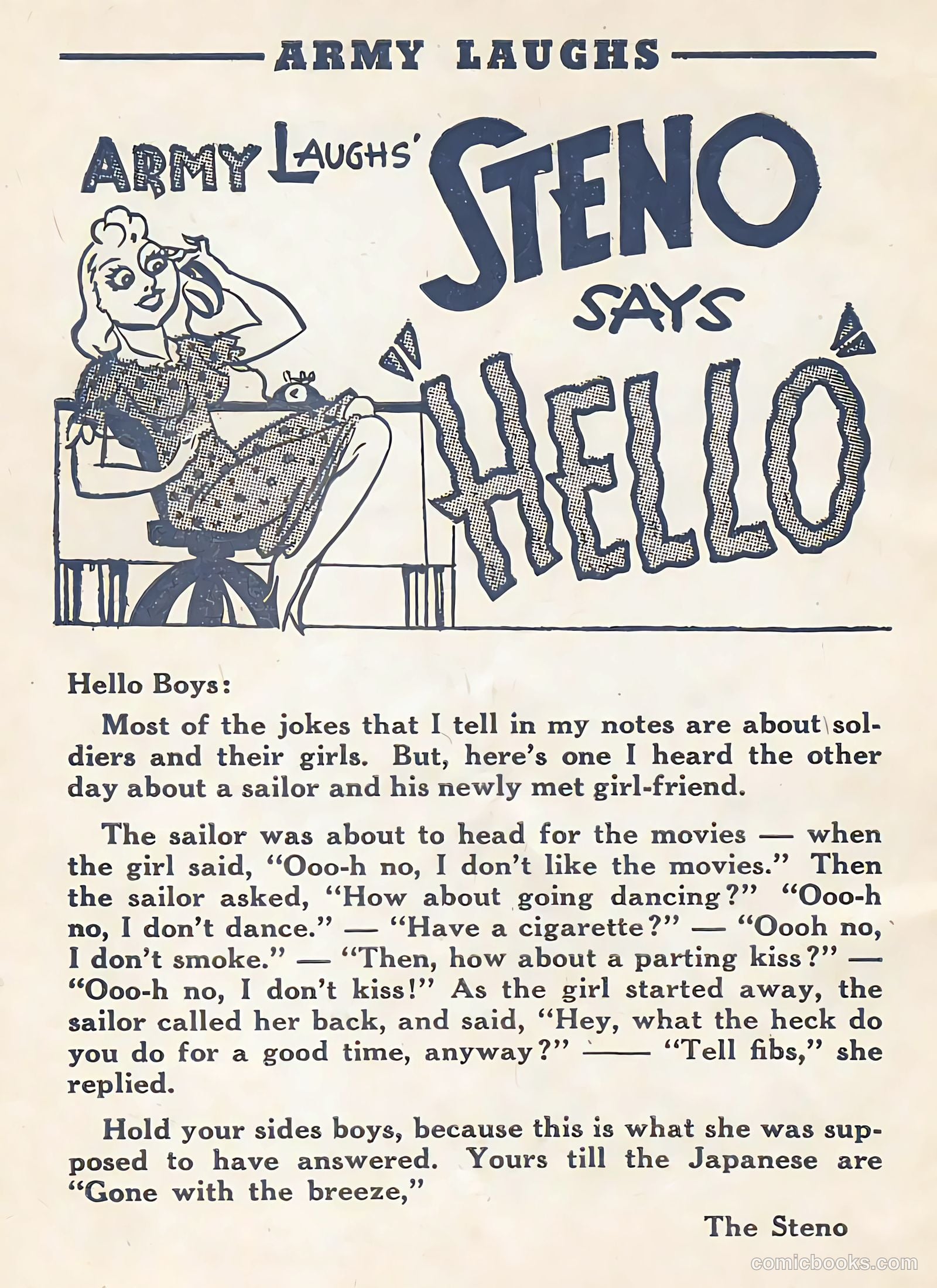 Army Laughs #1 (1957) — page 54 of 64