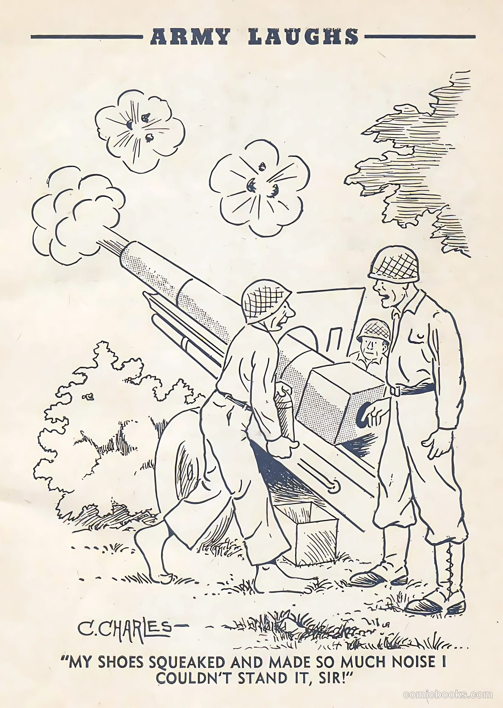 Army Laughs #1 (1957) — page 55 of 64