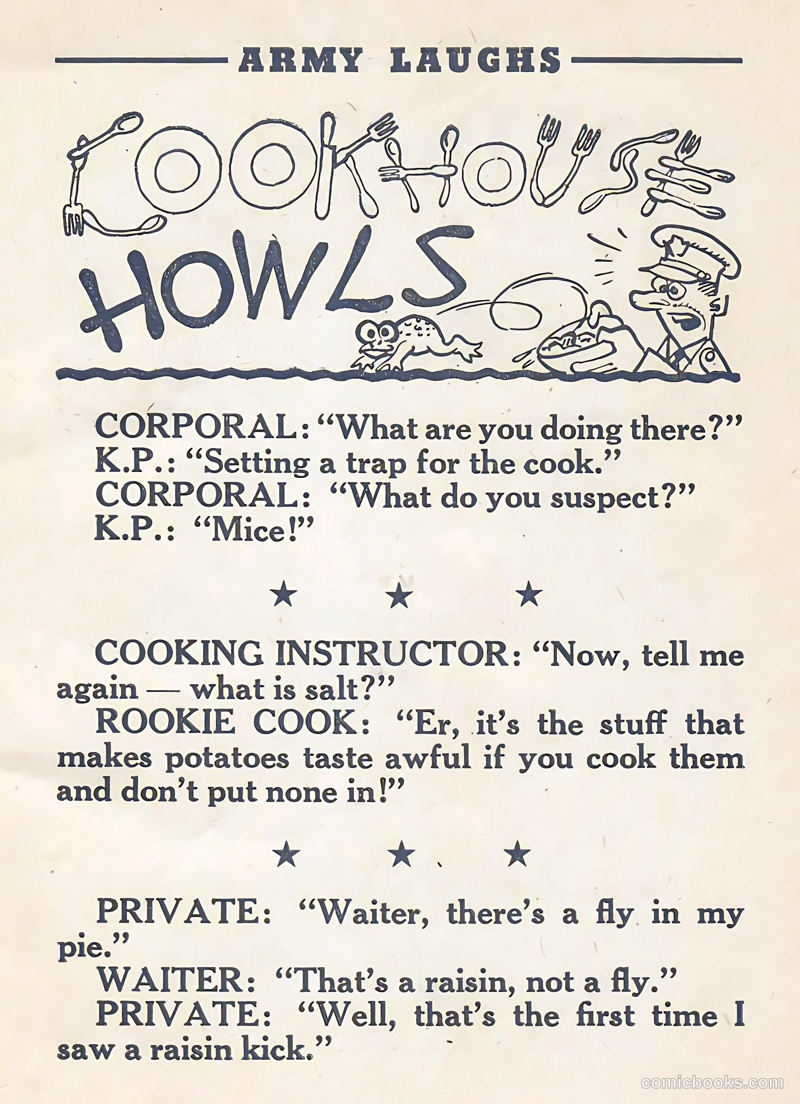 Army Laughs #1 (1957) — page 57 of 64