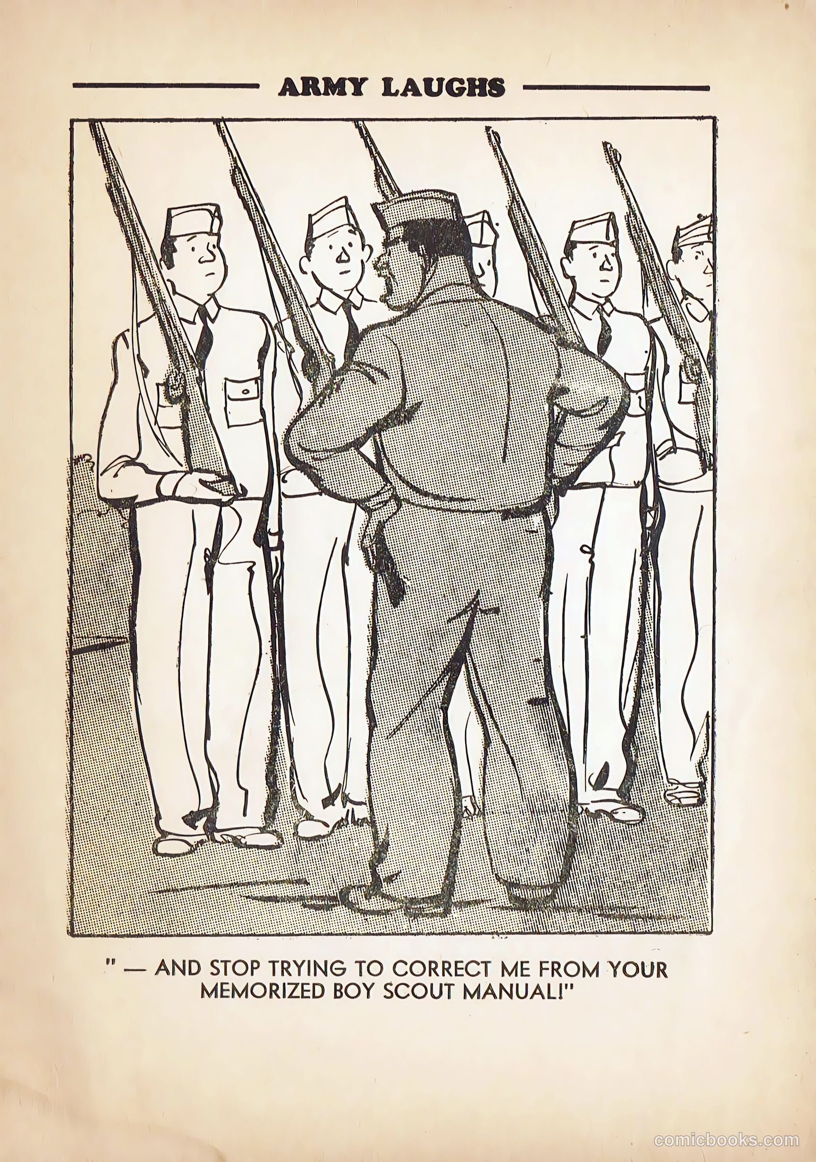 Army Laughs #4 (1940) — page 5 of 66