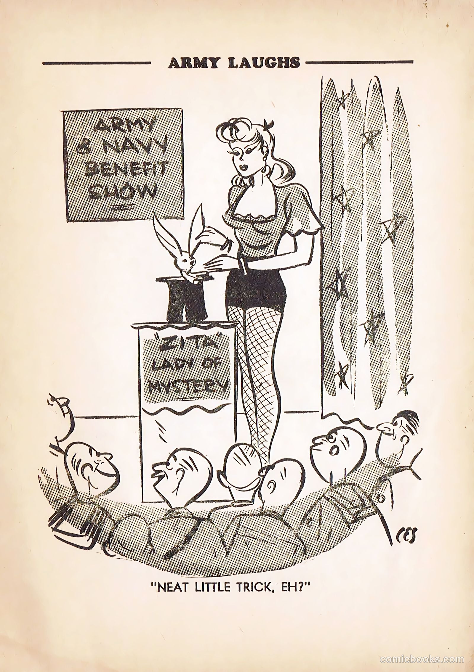 Army Laughs #4 (1940) — page 9 of 66