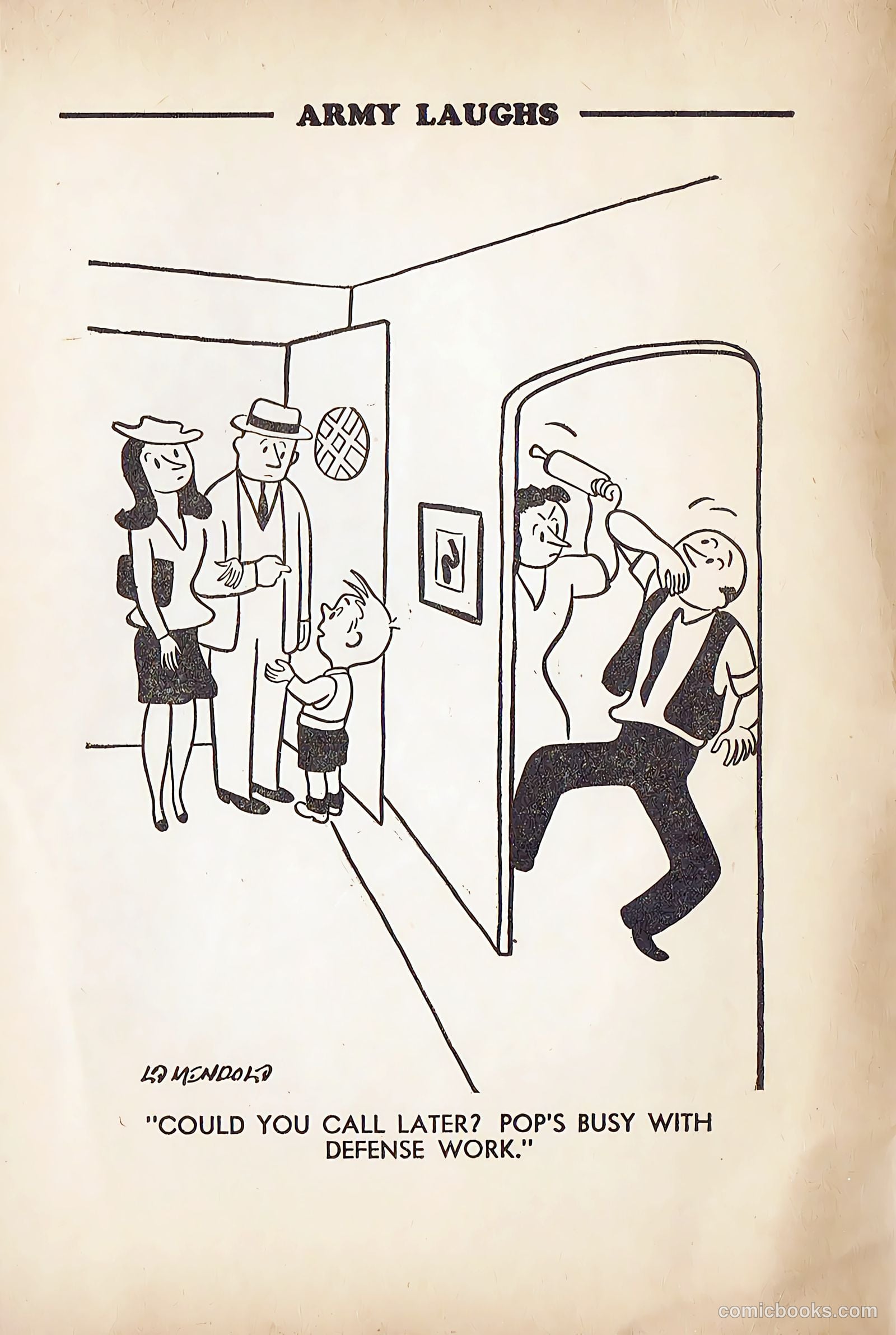 Army Laughs #4 (1940) — page 10 of 66