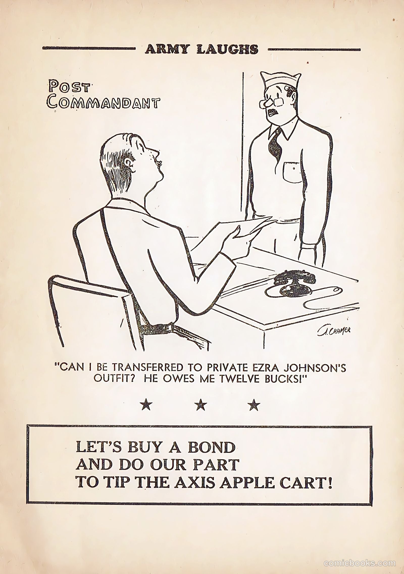 Army Laughs #4 (1940) — page 15 of 66