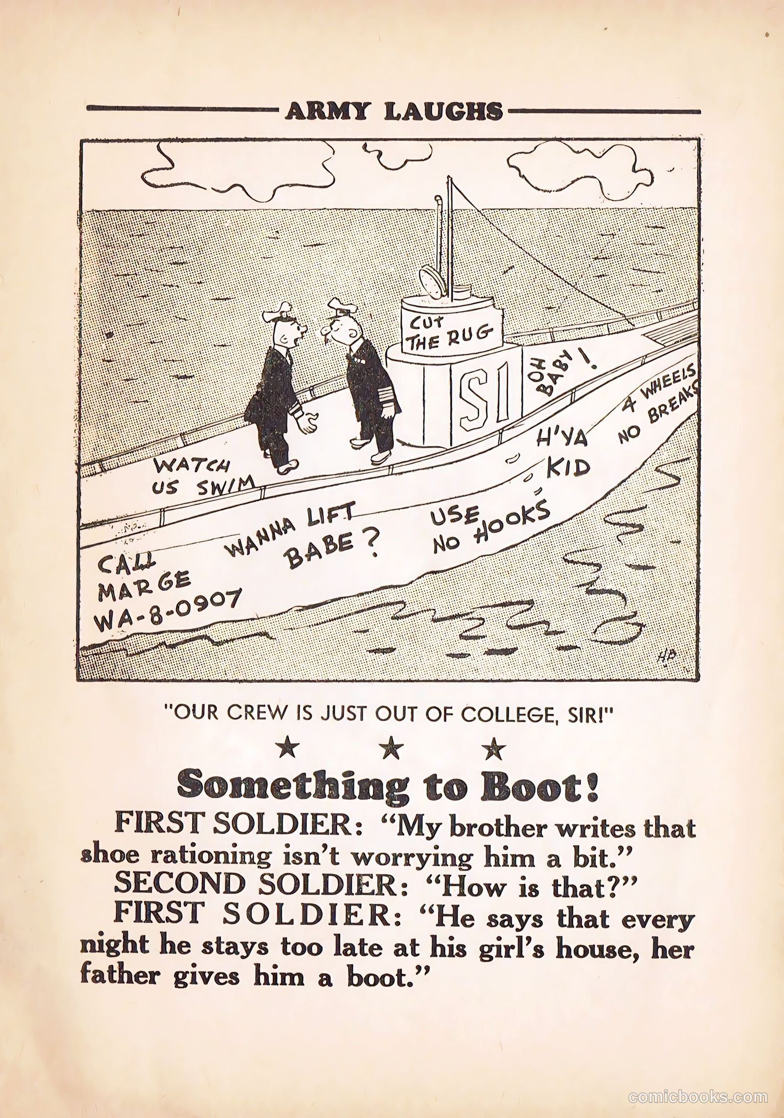 Army Laughs #4 (1940) — page 17 of 66