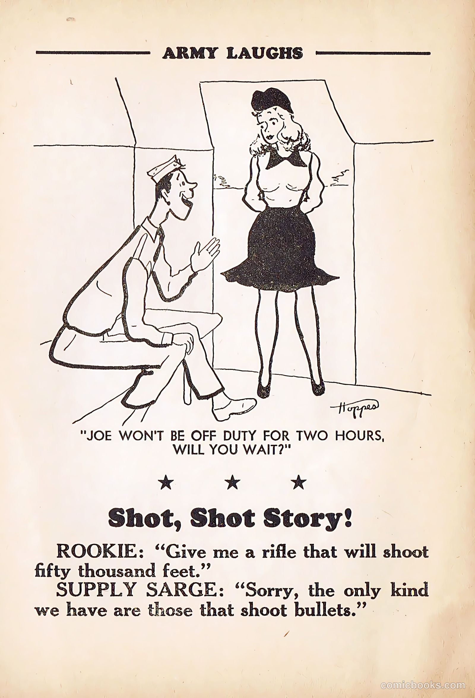 Army Laughs #4 (1940) — page 18 of 66