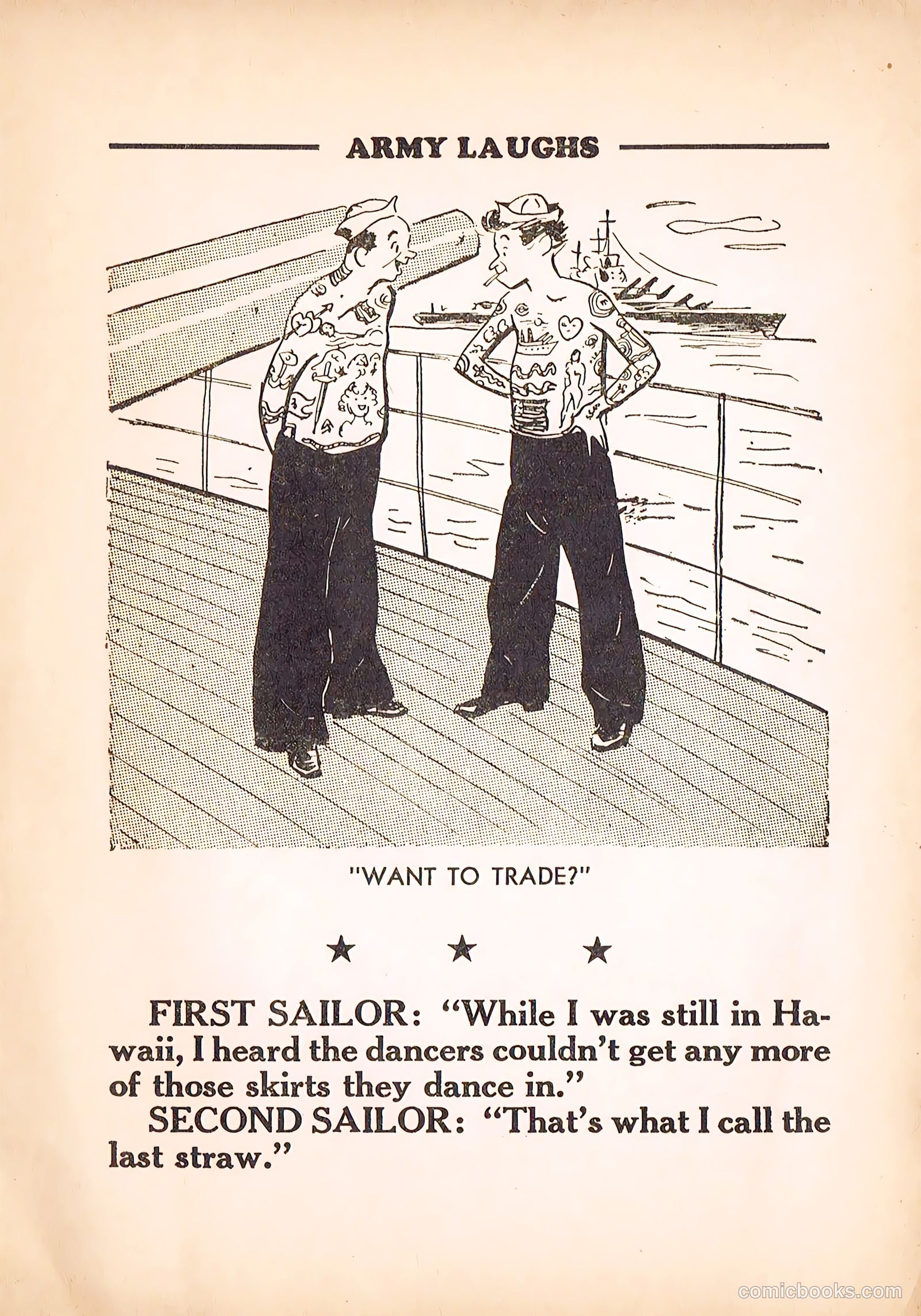 Army Laughs #4 (1940) — page 19 of 66
