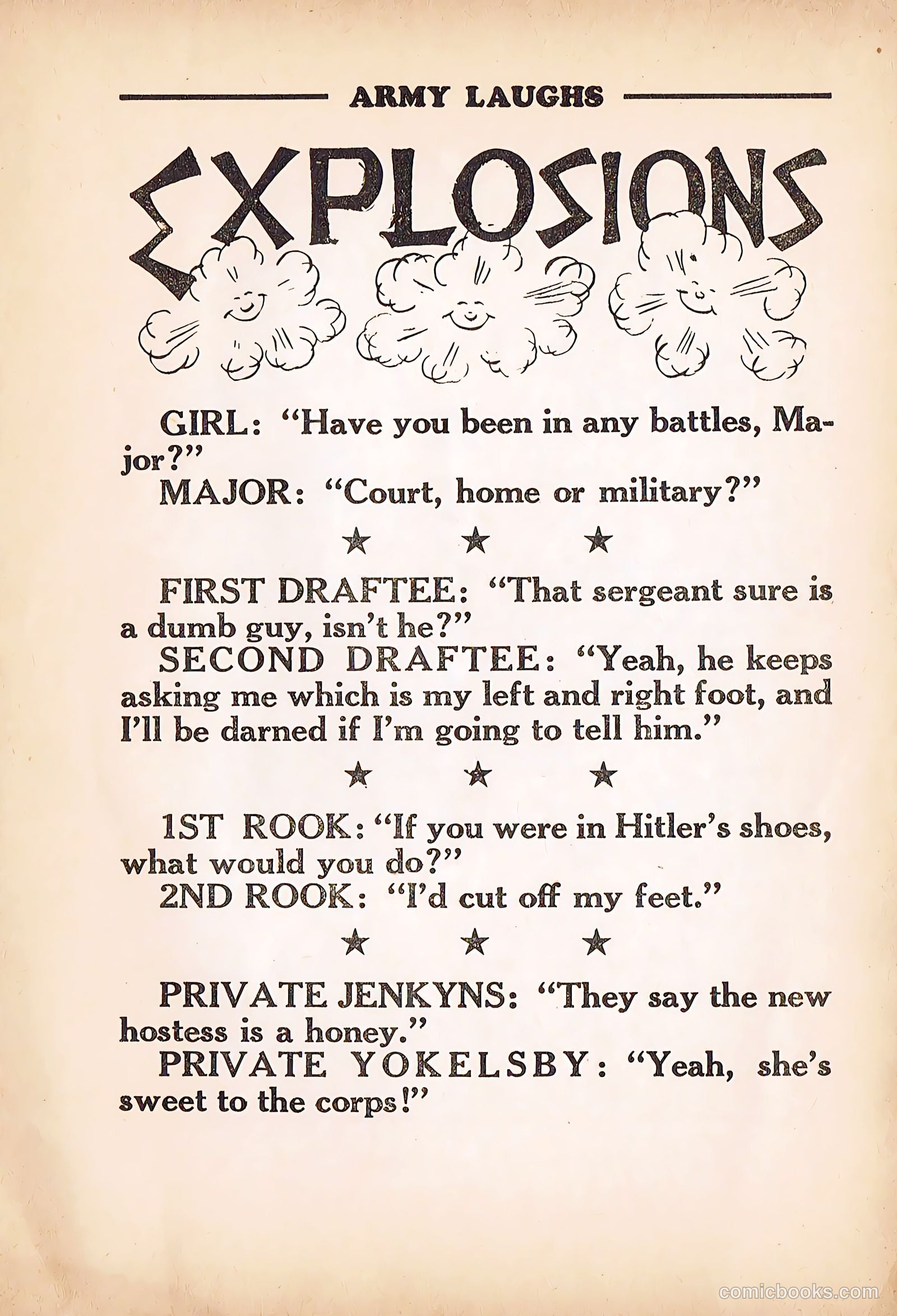 Army Laughs #4 (1940) — page 23 of 66