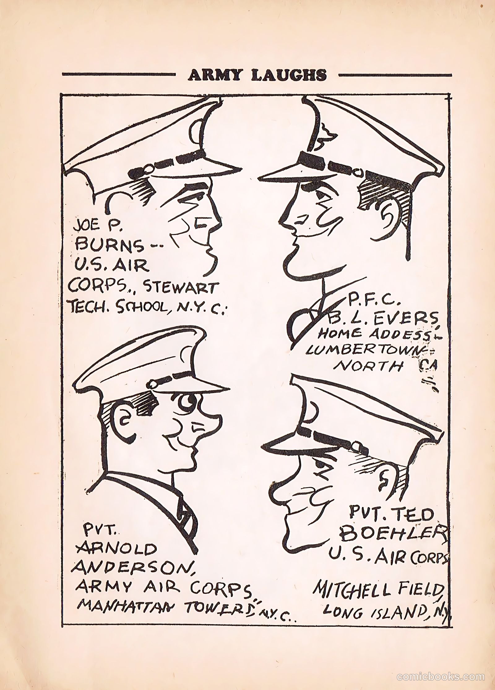 Army Laughs #4 (1940) — page 25 of 66