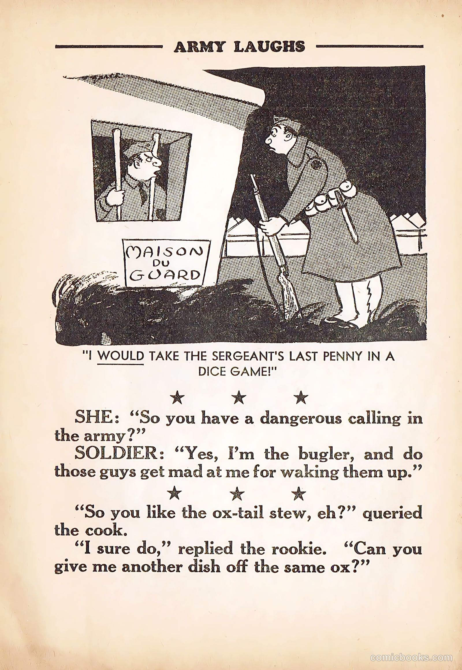 Army Laughs #4 (1940) — page 31 of 66