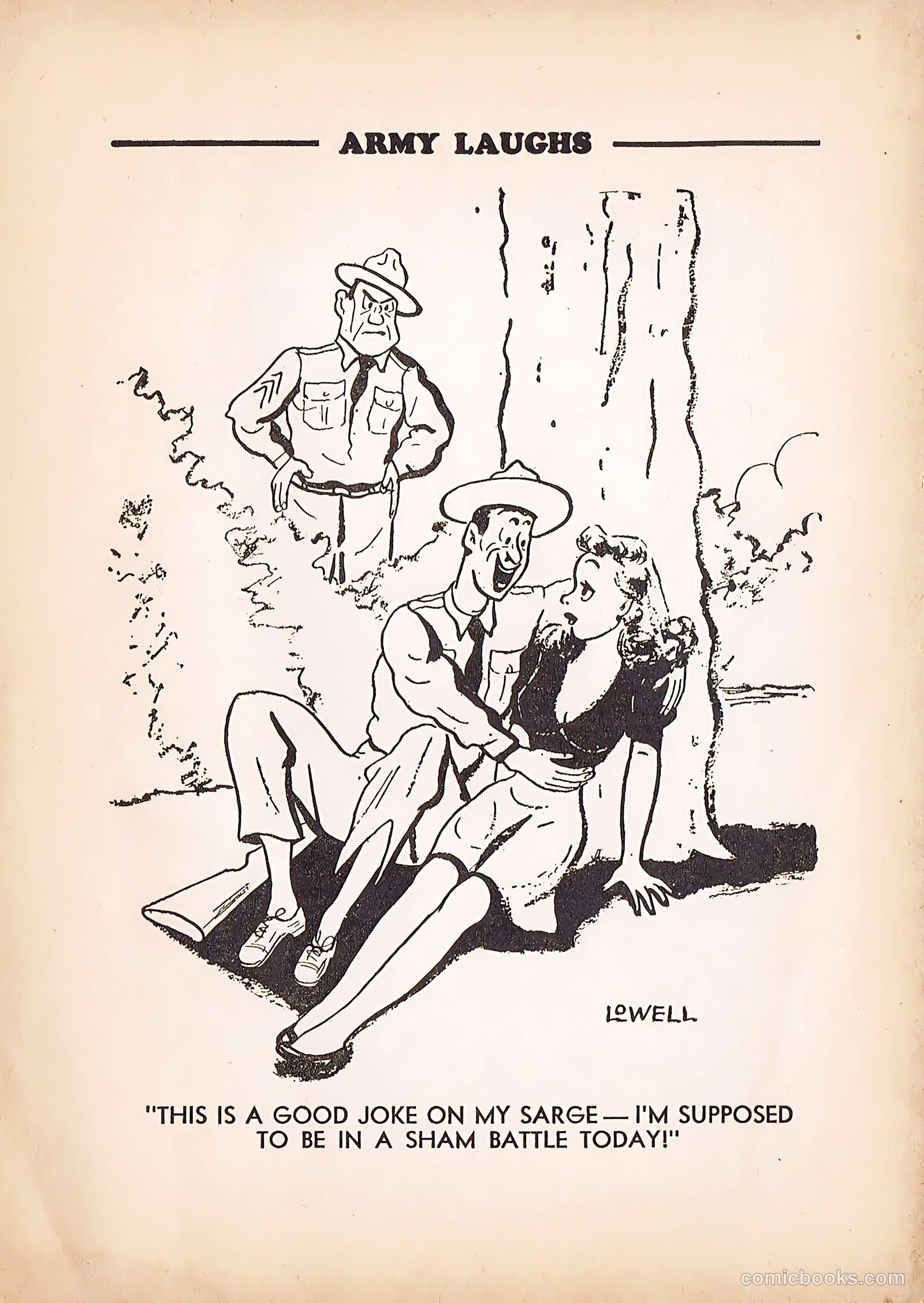 Army Laughs #4 (1940) — page 33 of 66